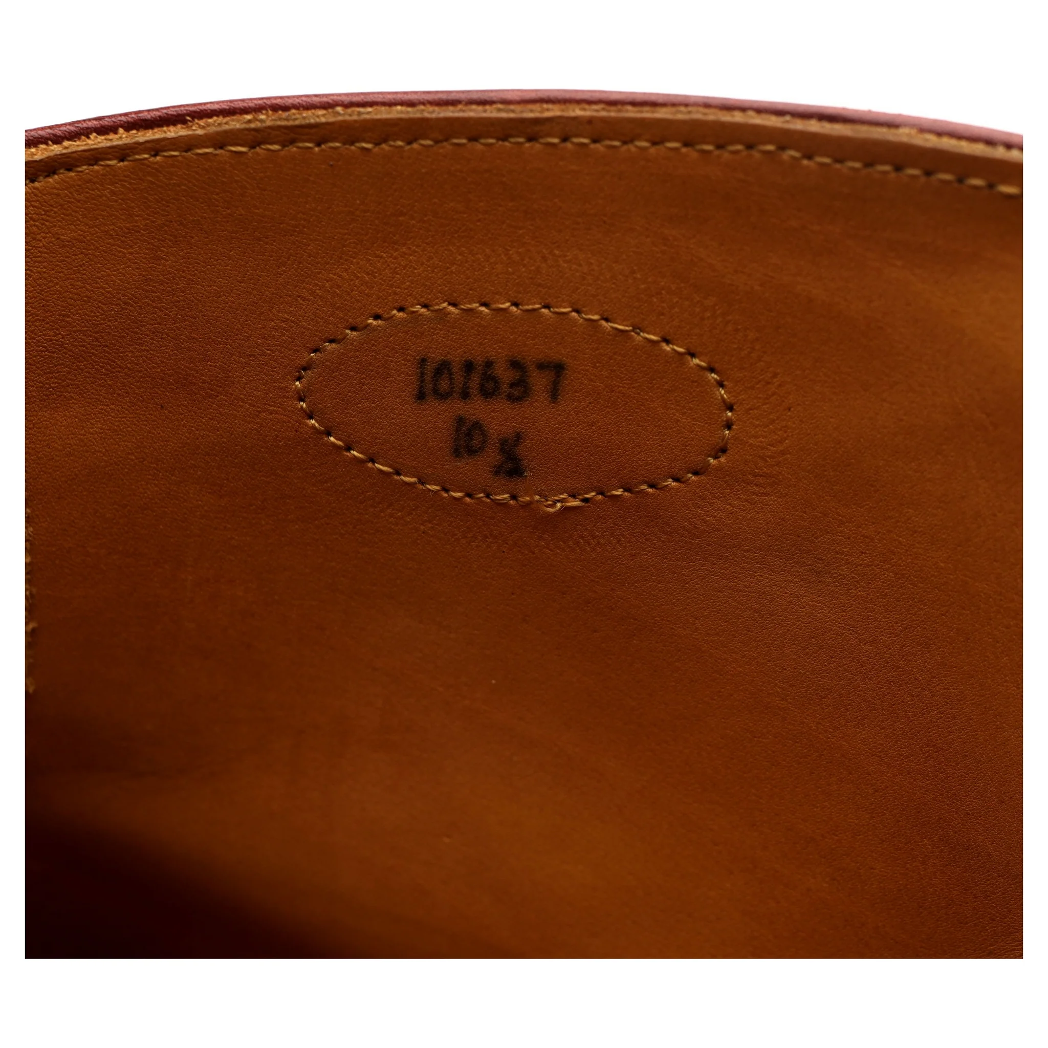 '101637' Burgundy Cordovan Leather Boots UK 10.5 E - Image 13