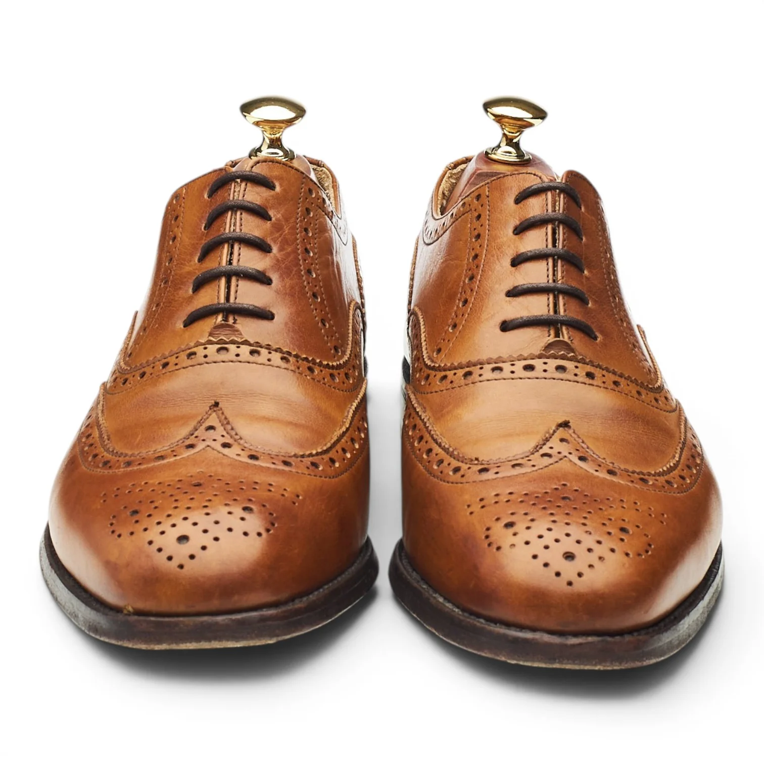 '1138' Brown Leather Oxford Brogues UK 9 - Image 2
