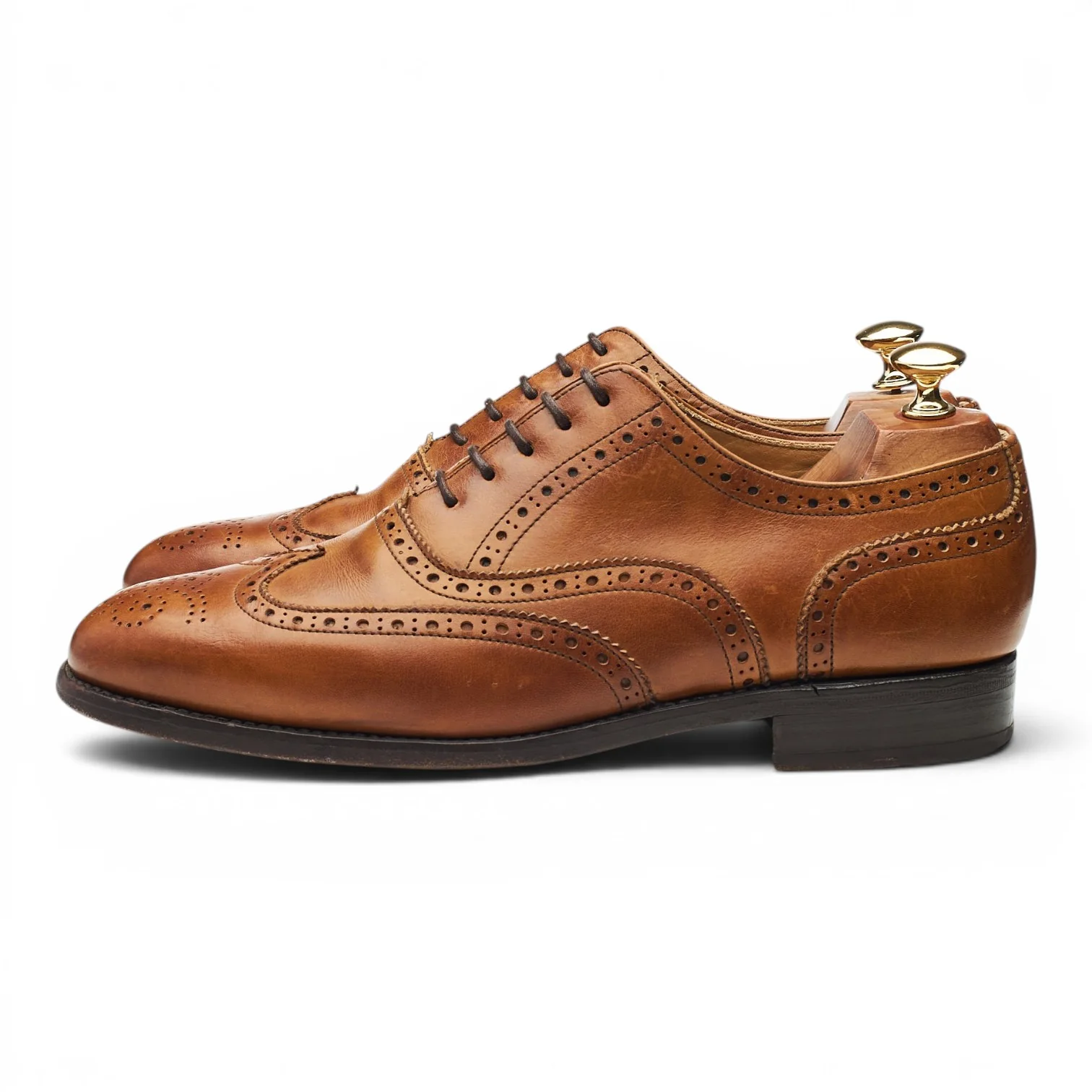 '1138' Brown Leather Oxford Brogues UK 9 - Image 3