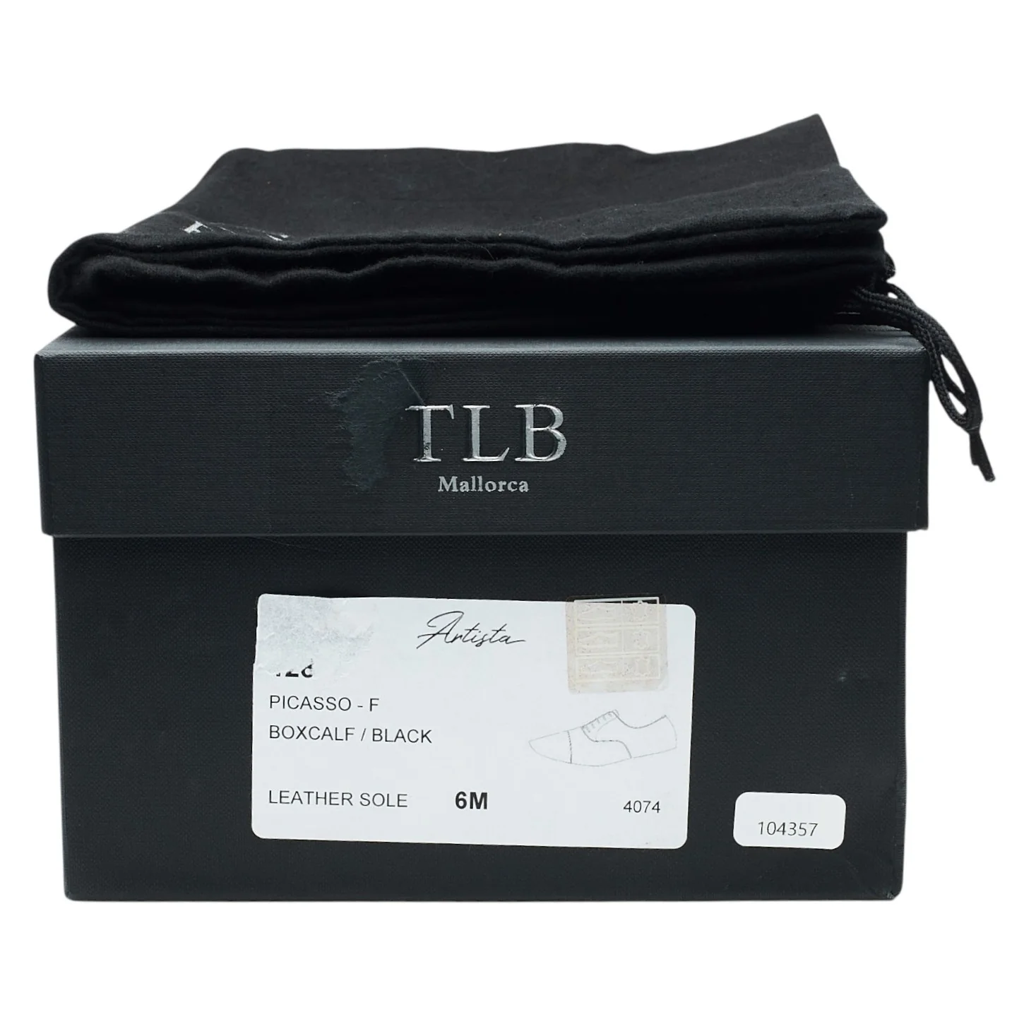 '128 Artista' Black Leather Oxford UK 6 F - Image 8
