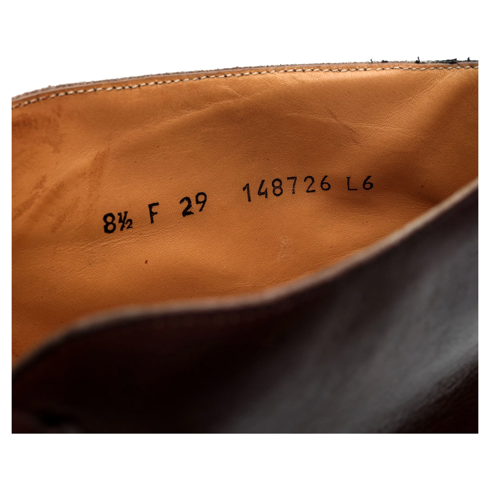 '148726' Brown Leather Chukka Boots UK 8.5 F - Image 13