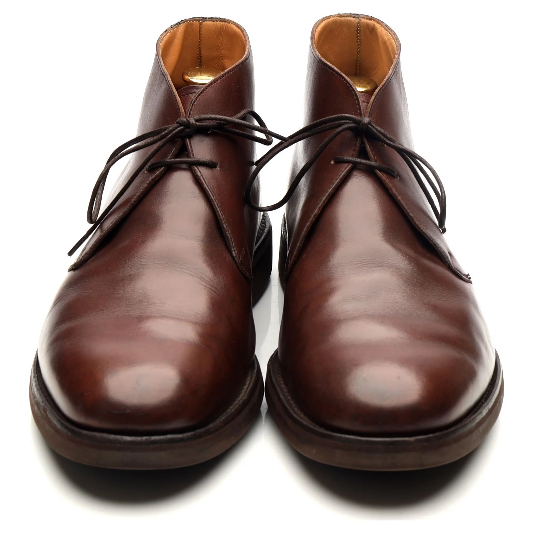 '148726' Brown Leather Chukka Boots UK 8.5 F - Image 9