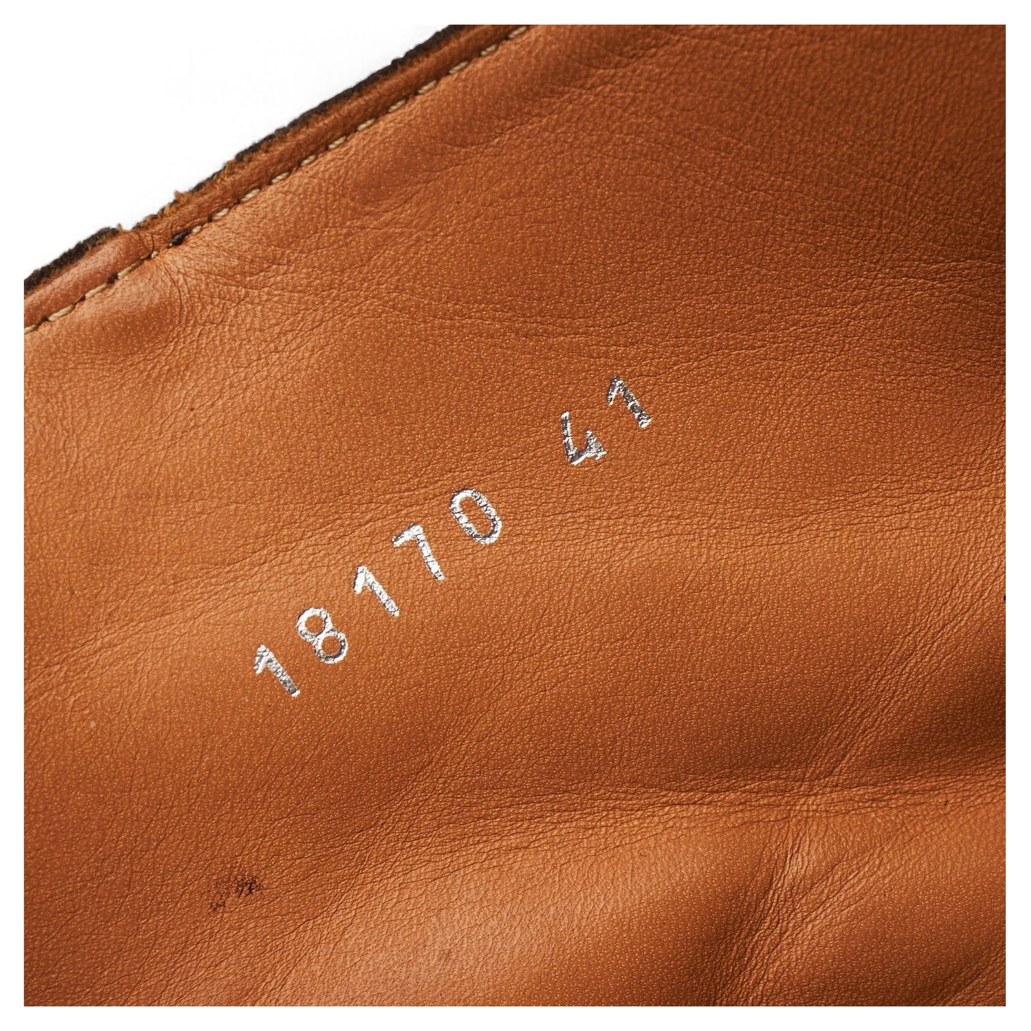 Brown Suede Zip Up Boots UK 7 EU 41 - Image 7