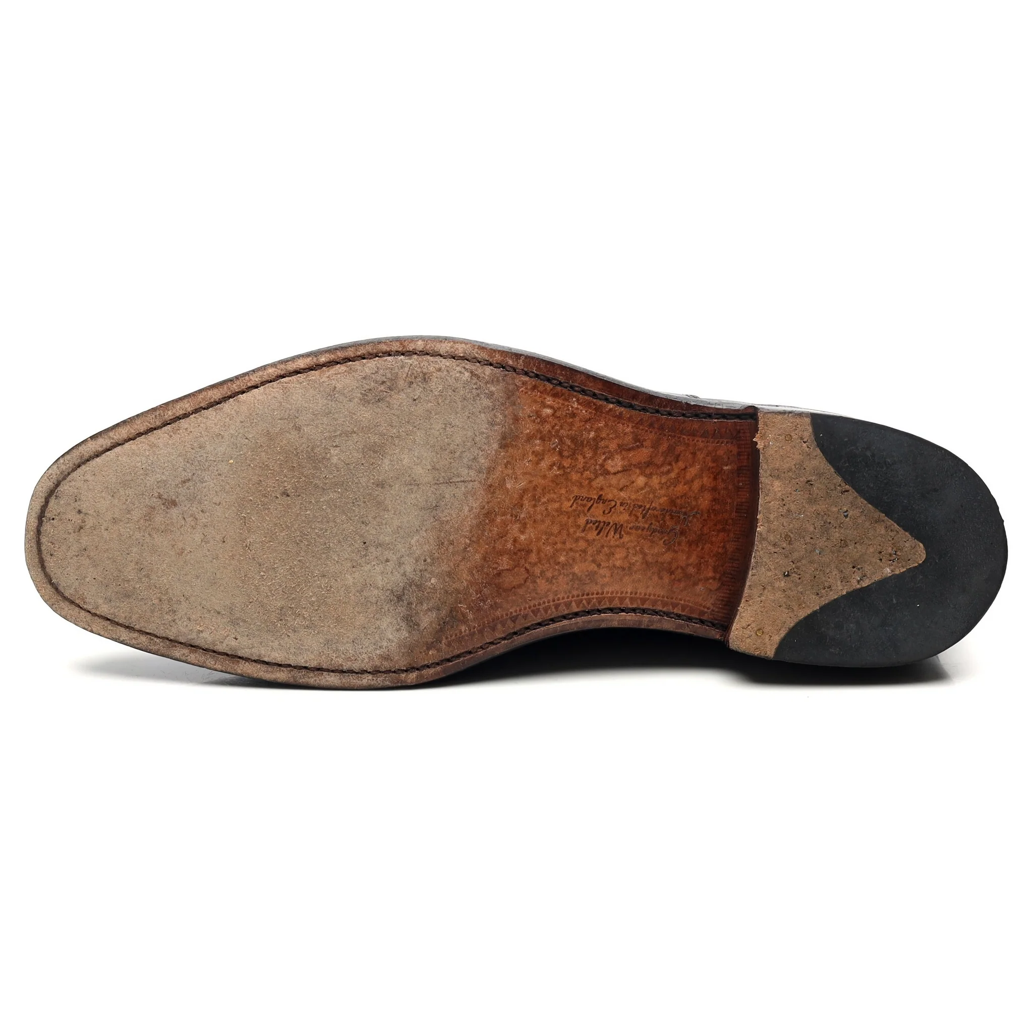1880 'Aldwych' Black Leather Oxford UK 8.5 F - Image 10
