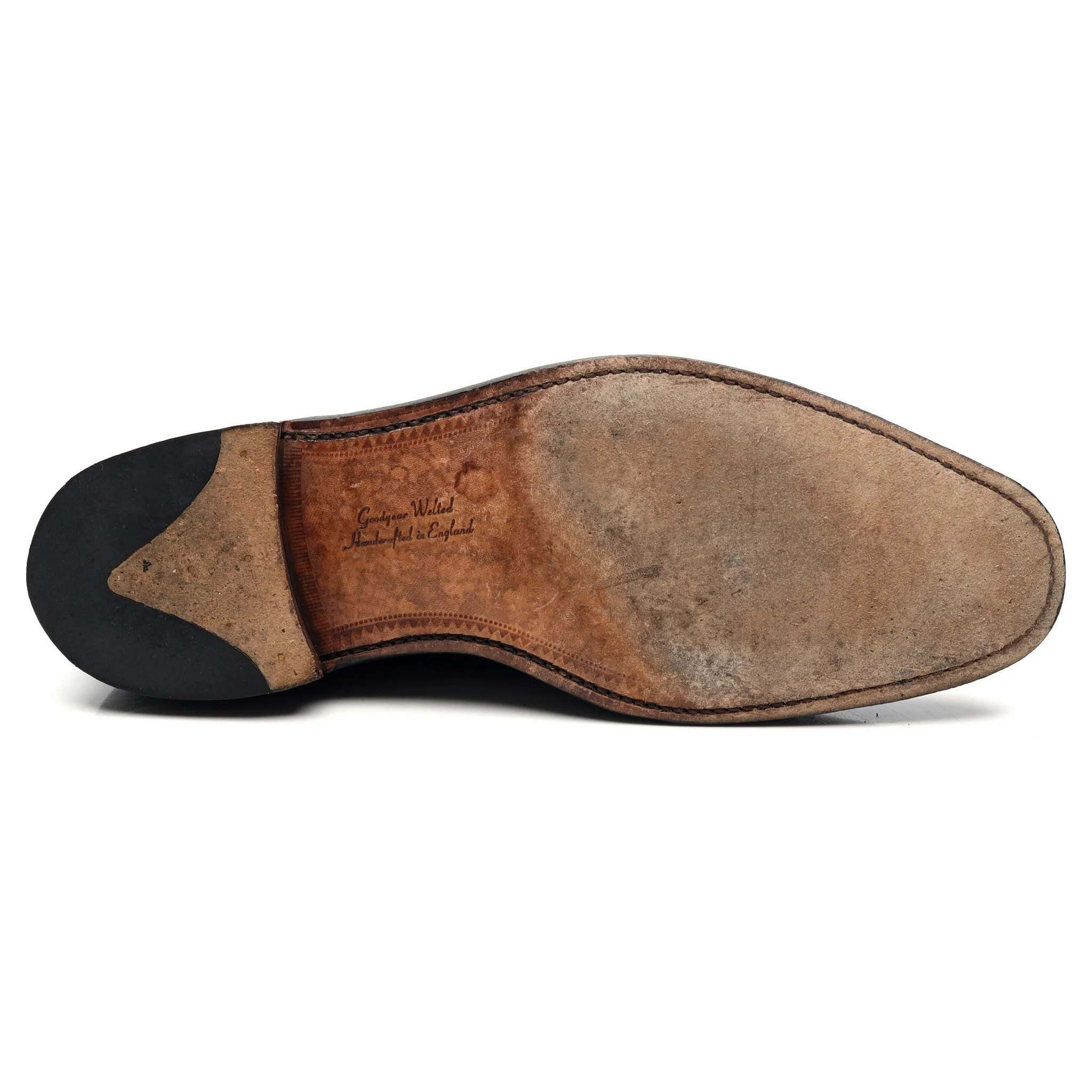 1880 'Aldwych' Black Leather Oxford UK 8.5 F - Image 11