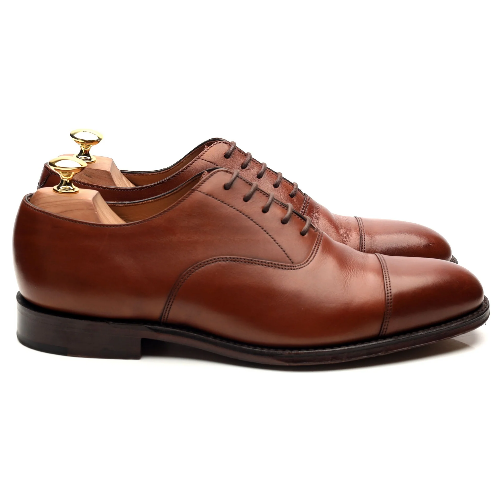 1880 'Aldwych' Brown Leather Oxford UK 8.5 F - Image 6
