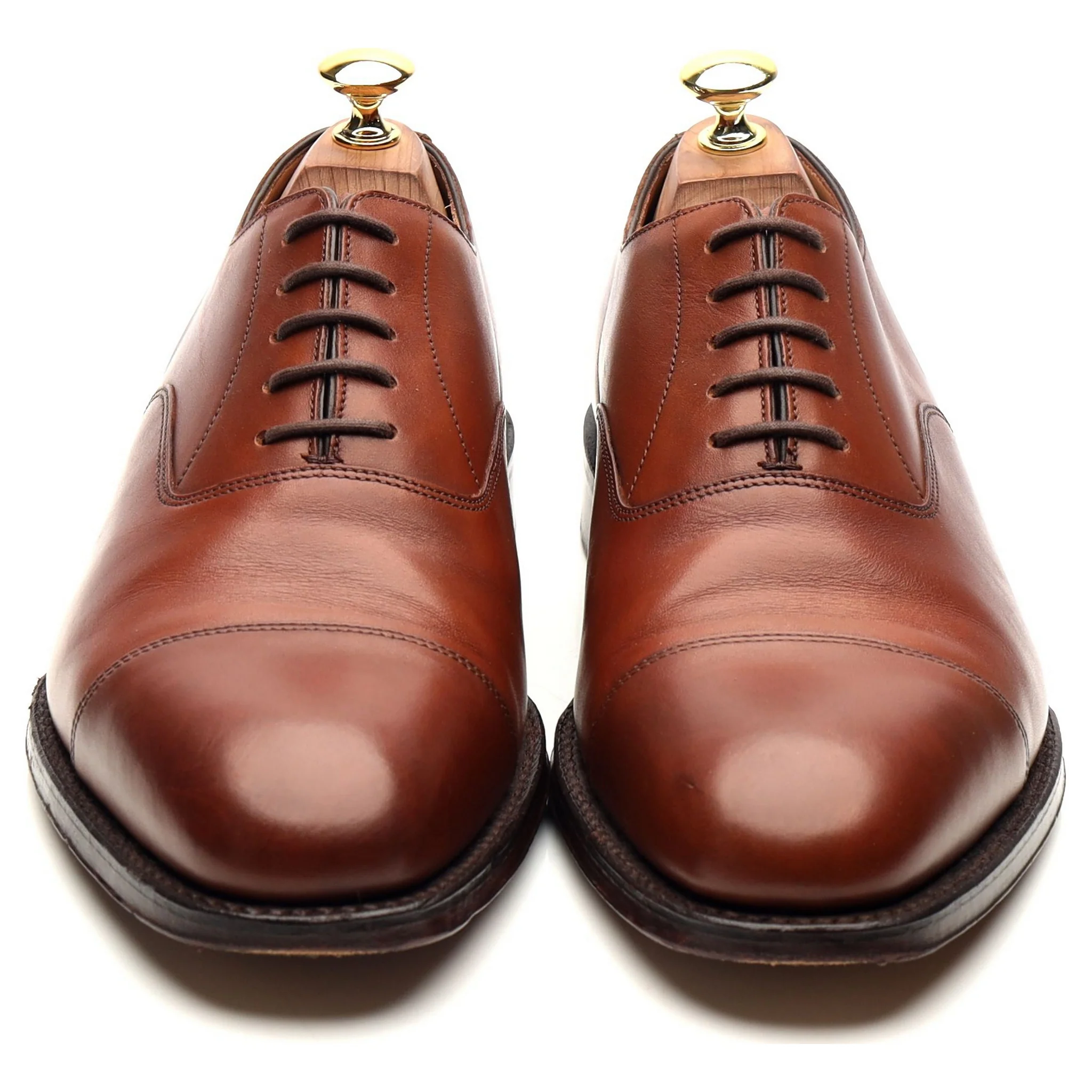 1880 'Aldwych' Brown Leather Oxford UK 8.5 F - Image 9