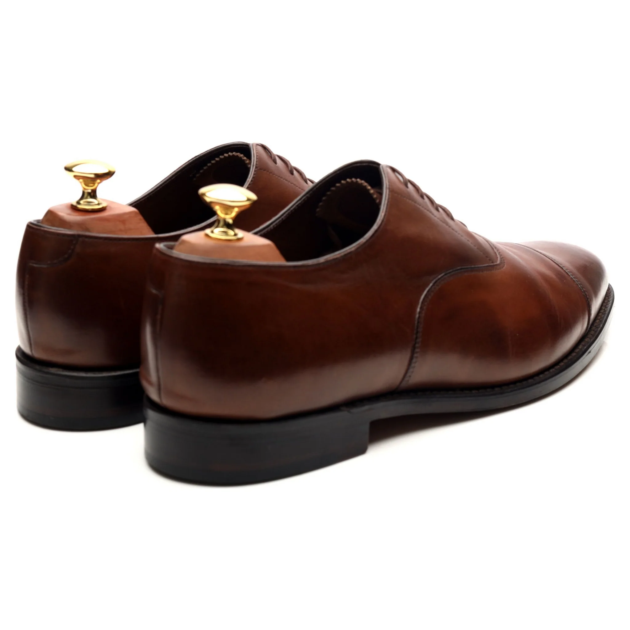 1880 'Aldwych' Dark Brown Leather Oxford UK 9.5 F - Image 5
