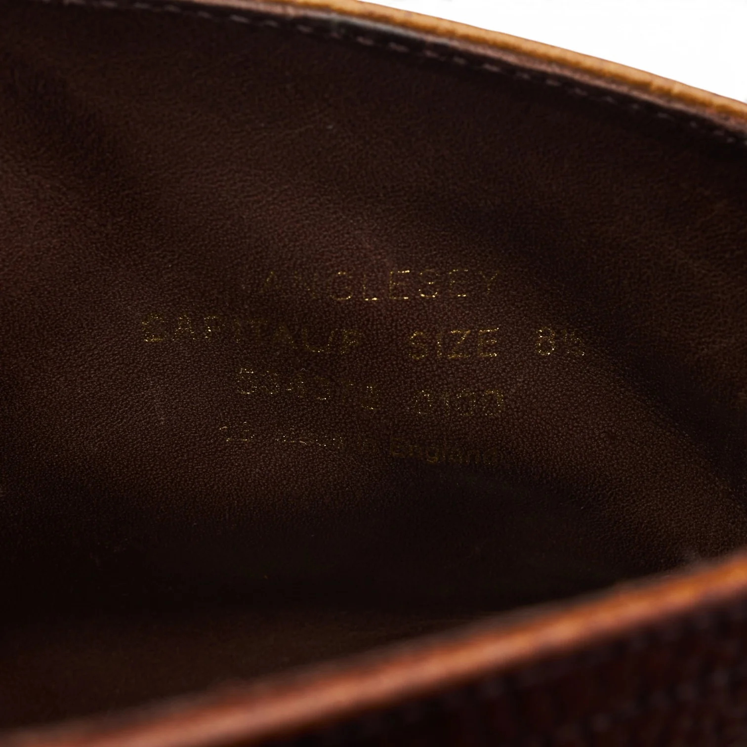 1880 'Anglesey' Oxblood Grain Leather Apron Boots UK 8.5 F - Image 7