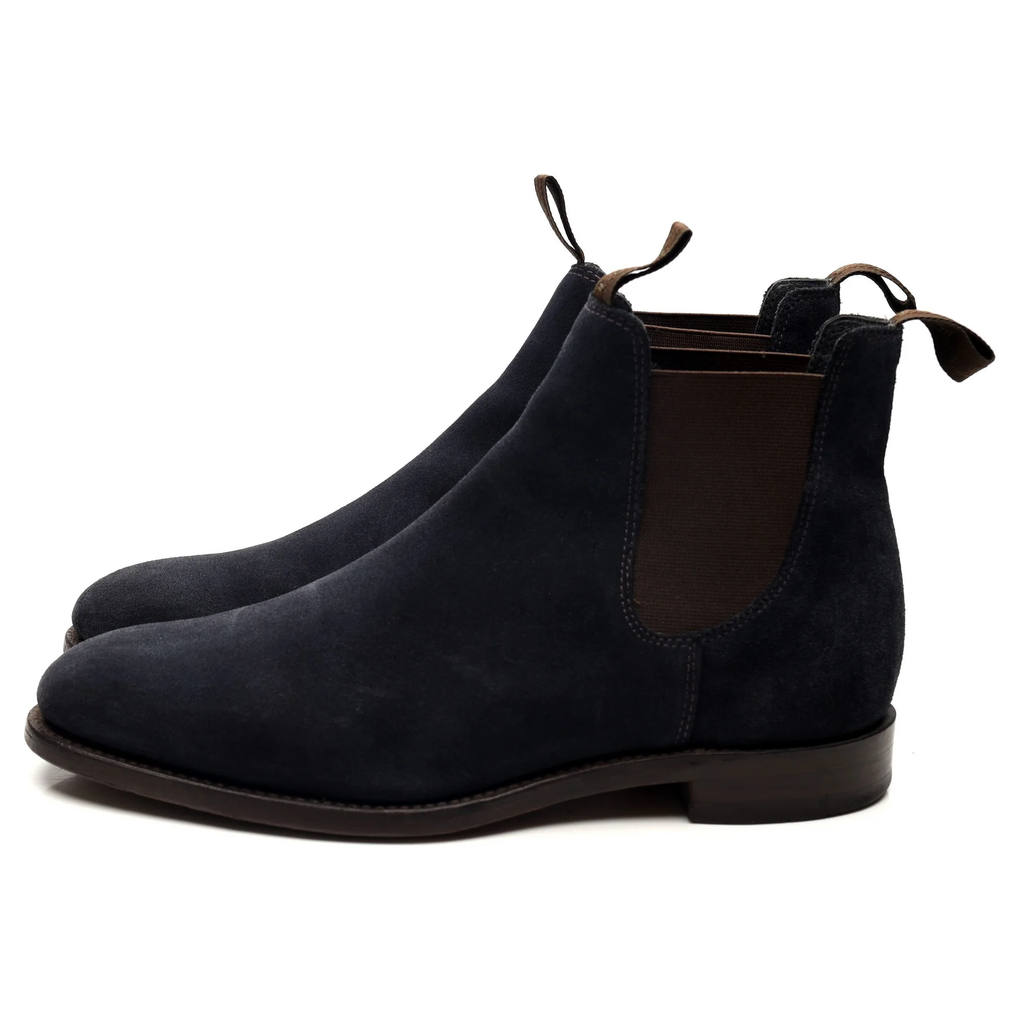1880 'Apsley' Navy Blue Suede Chelsea Boots UK 7.5 G - Image 2