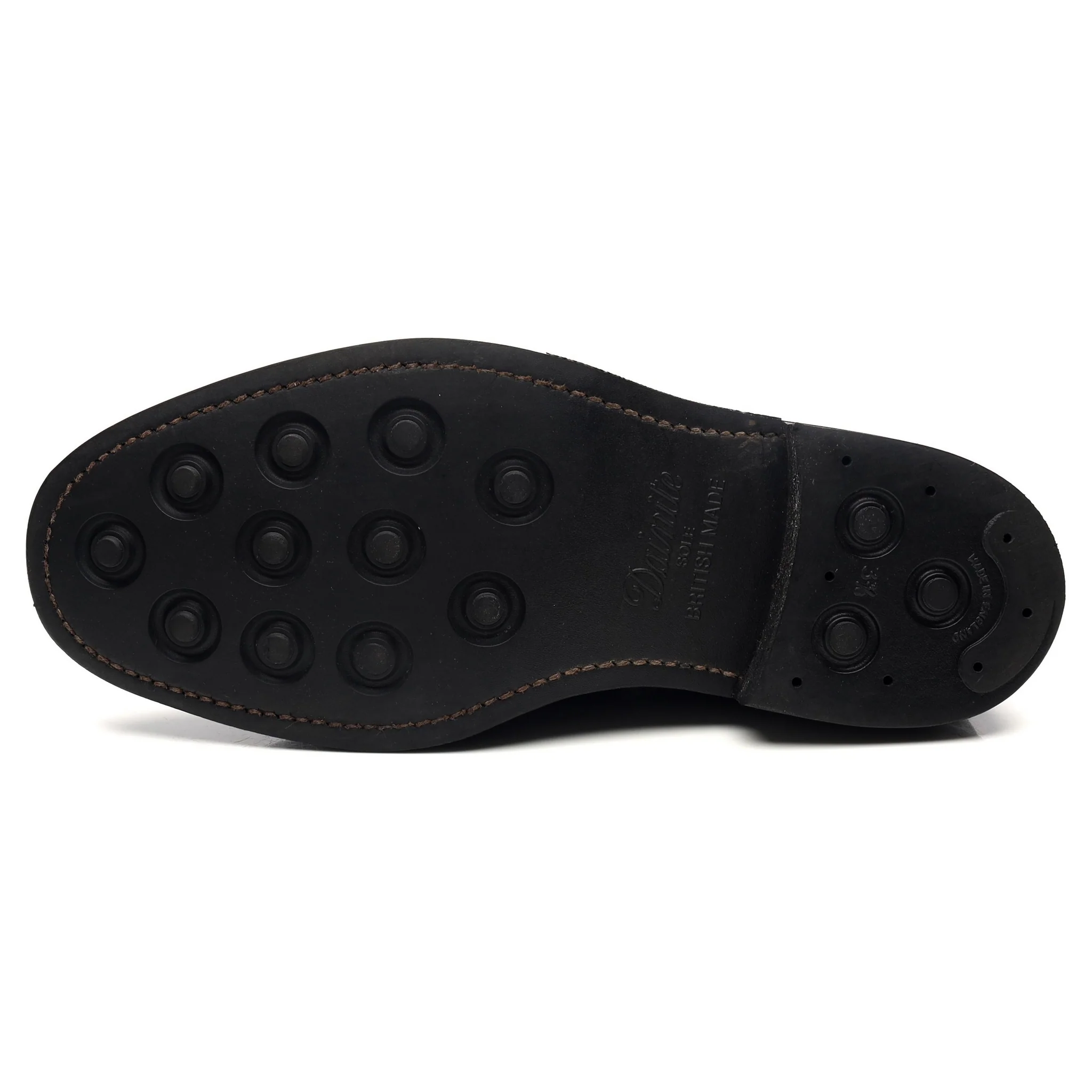1880 'Badminton 2' Black Leather Derby UK 7 G - Image 10