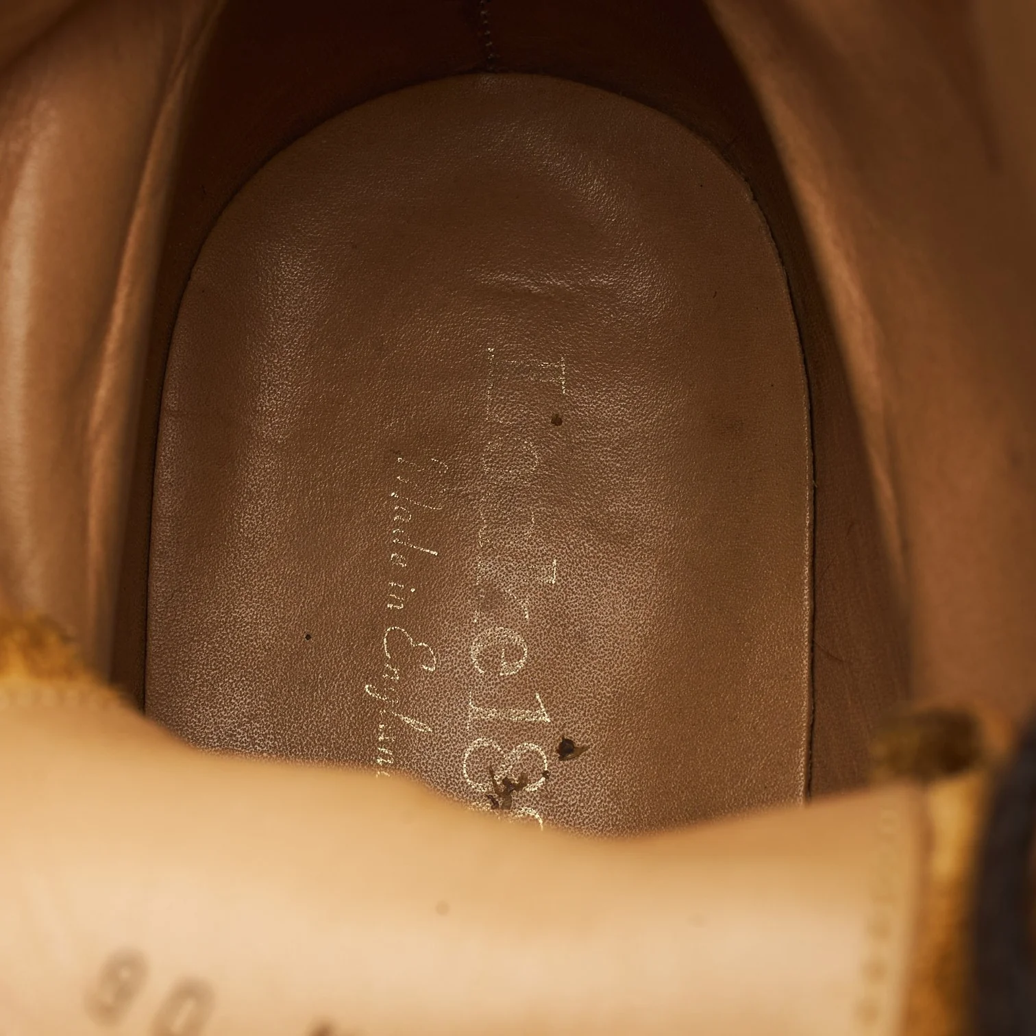 1880 'Bedale' Tan Brown Leather Brogues Boots UK 8.5 G - Image 6