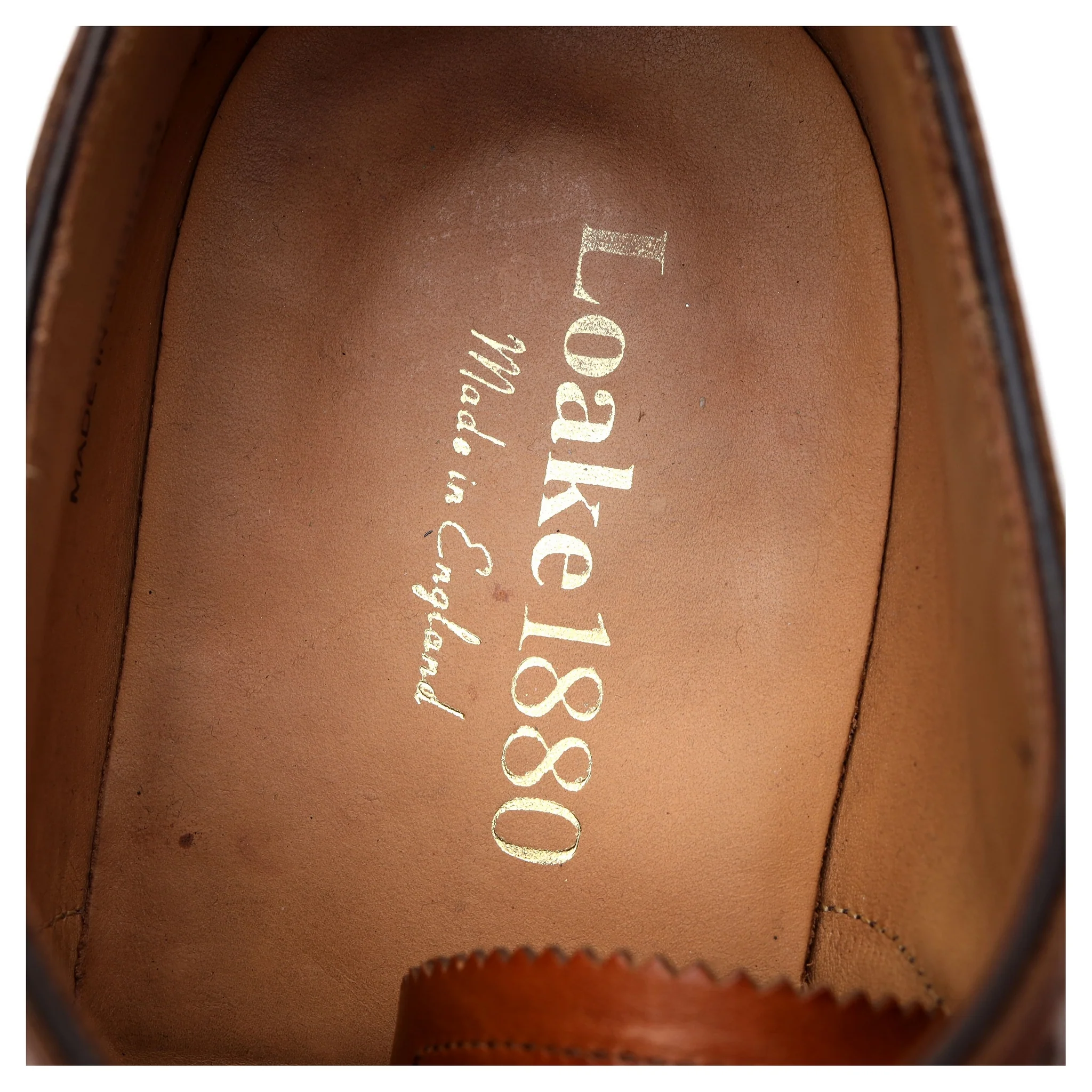 1880 'Buckingham' Tan Brown Leather Oxford Brogues UK 7.5 F - Image 12