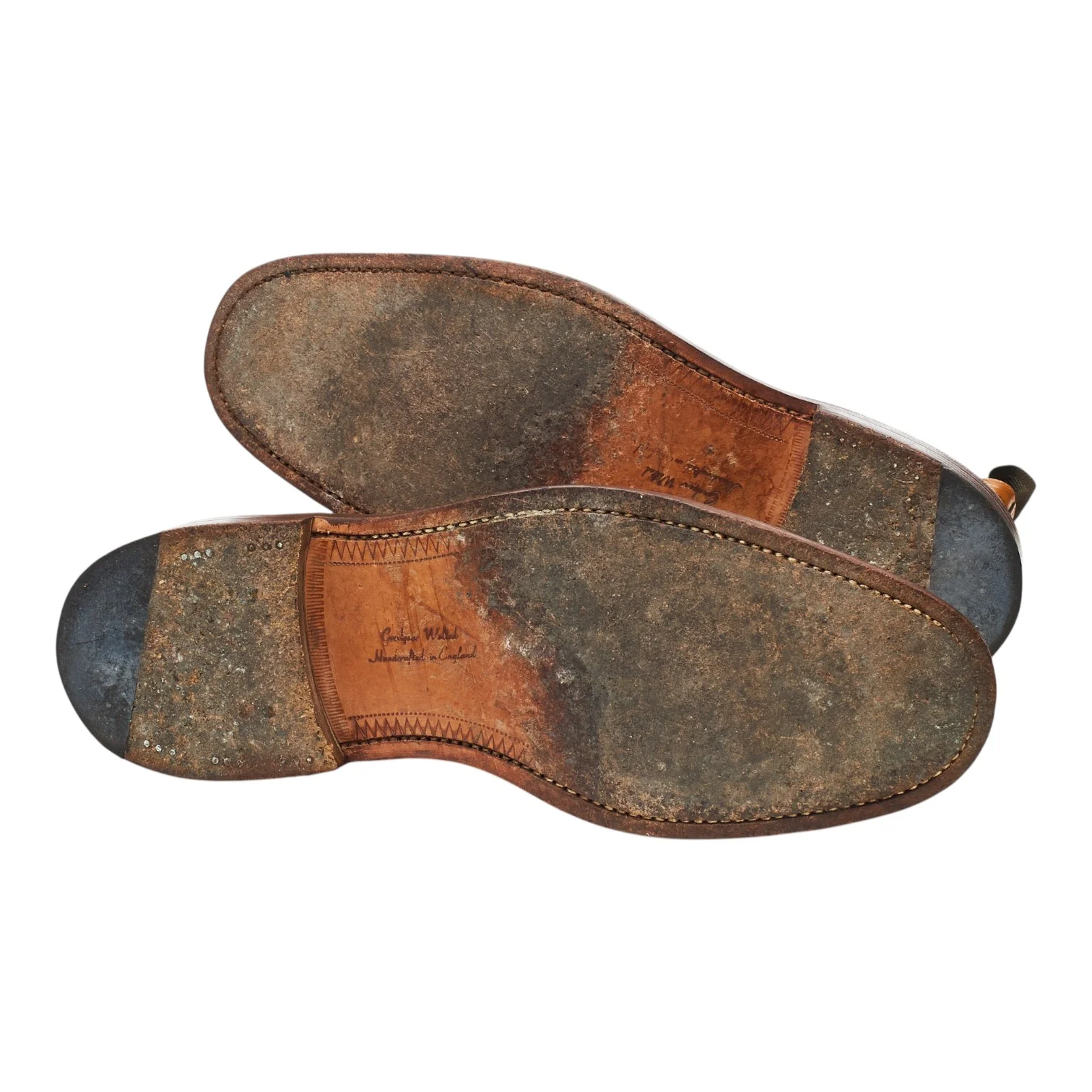 1880 'Burford 2' Tan Brown Leather Brogue Boots UK 11 F - Image 5
