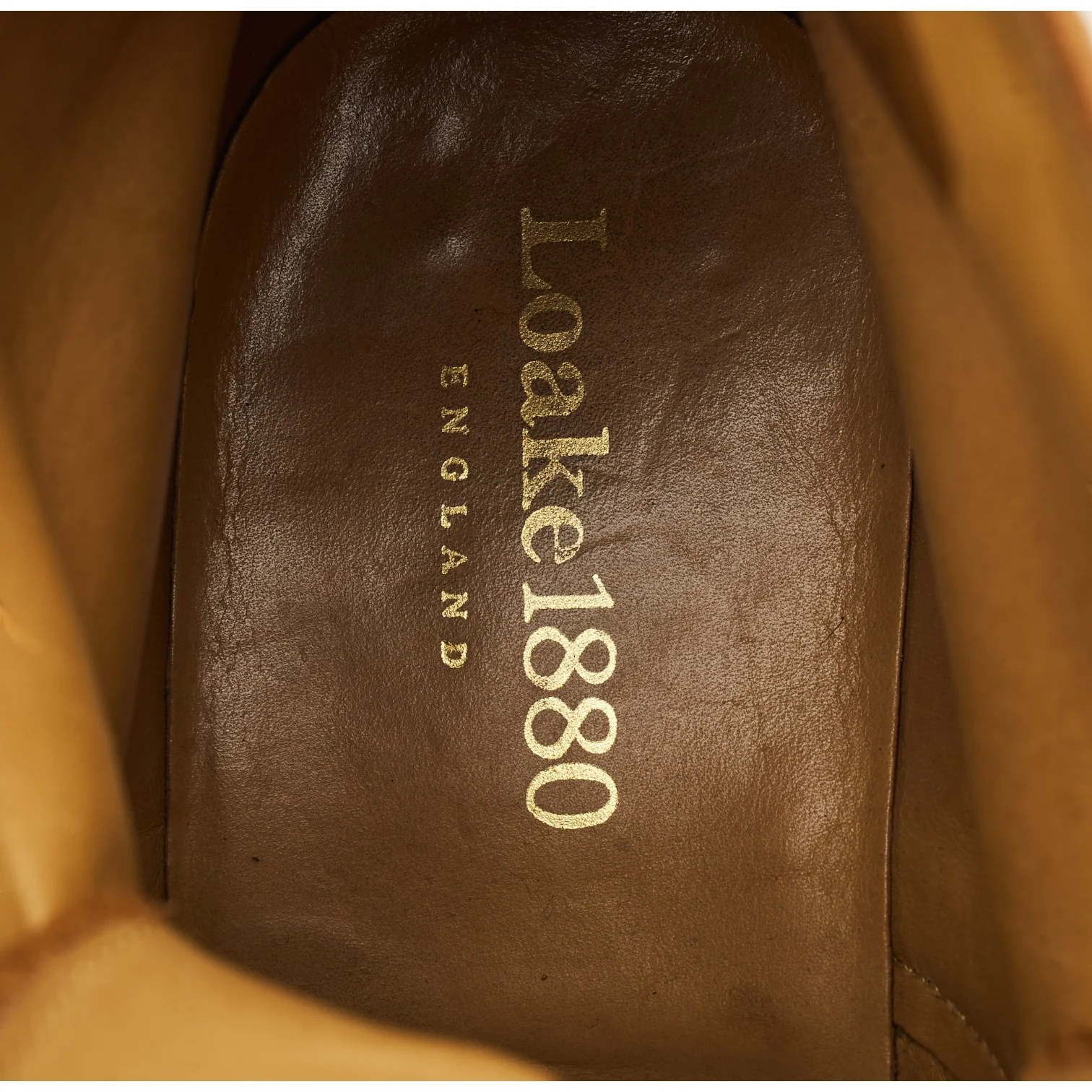 1880 'Burford 2' Tan Brown Leather Brogue Boots UK 7.5 F - Image 6