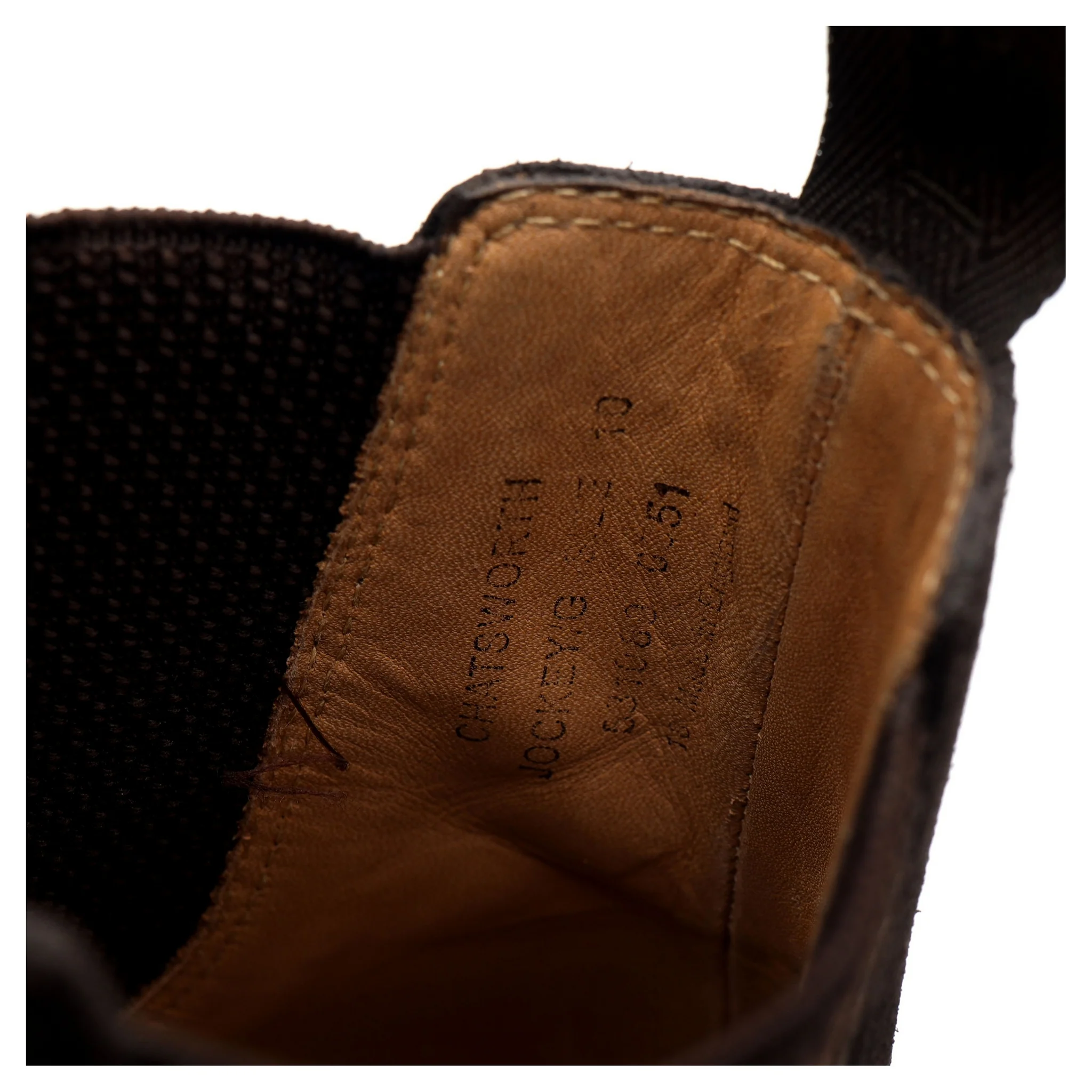 1880 'Chatsworth' Dark Brown Suede Chelsea Boots UK 10 G - Image 13