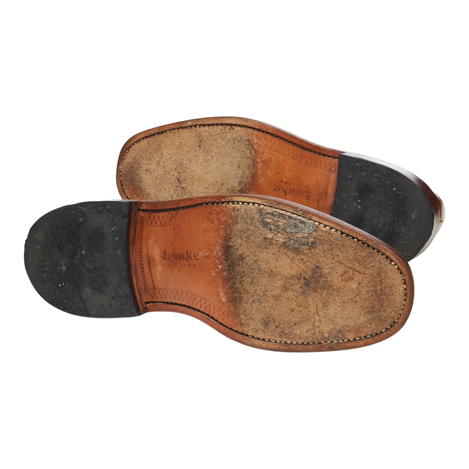 1880 'Chester 2' Tan Brown Leather Derby Brogues UK 7 F - Image 5