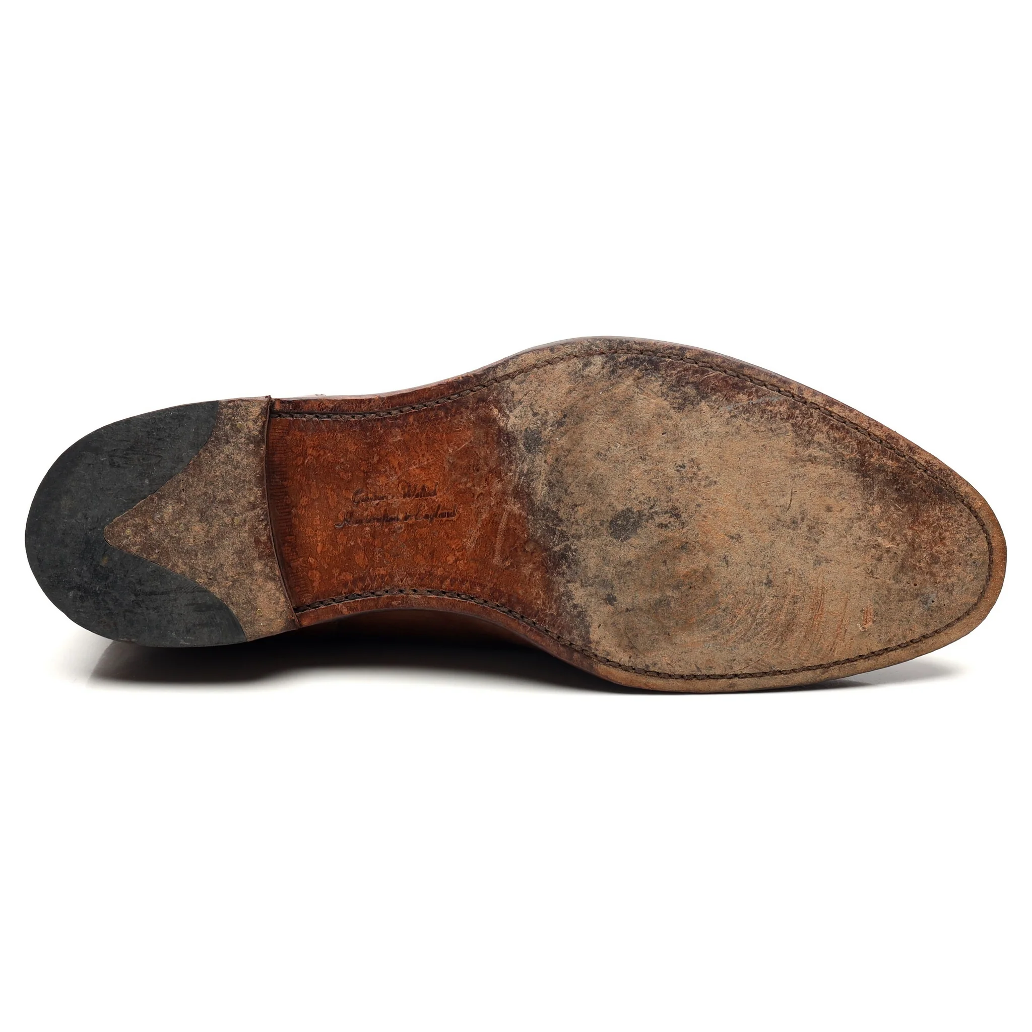 1880 'Churchill' Brown Leather Oxford UK 9 G - Image 11