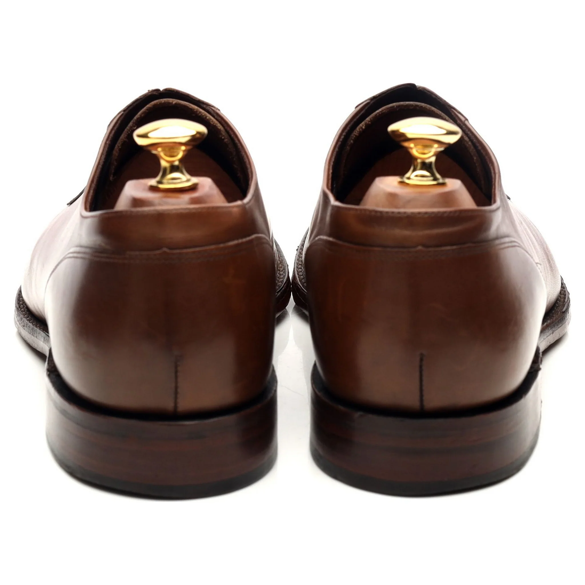 1880 'Churchill' Brown Leather Oxford UK 9 G - Image 4