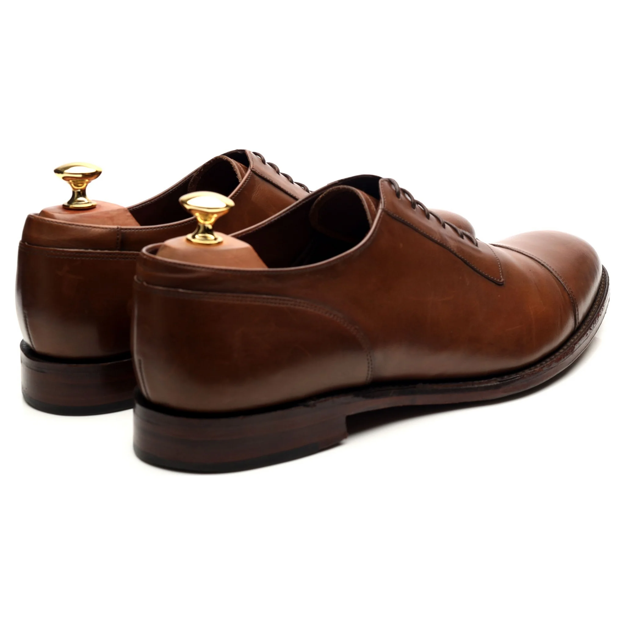1880 'Churchill' Brown Leather Oxford UK 9 G - Image 5
