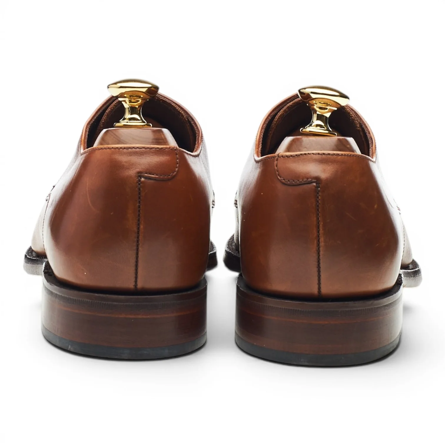 1880 'Cornwall' Brown Leather Derby UK 6 E - Image 4