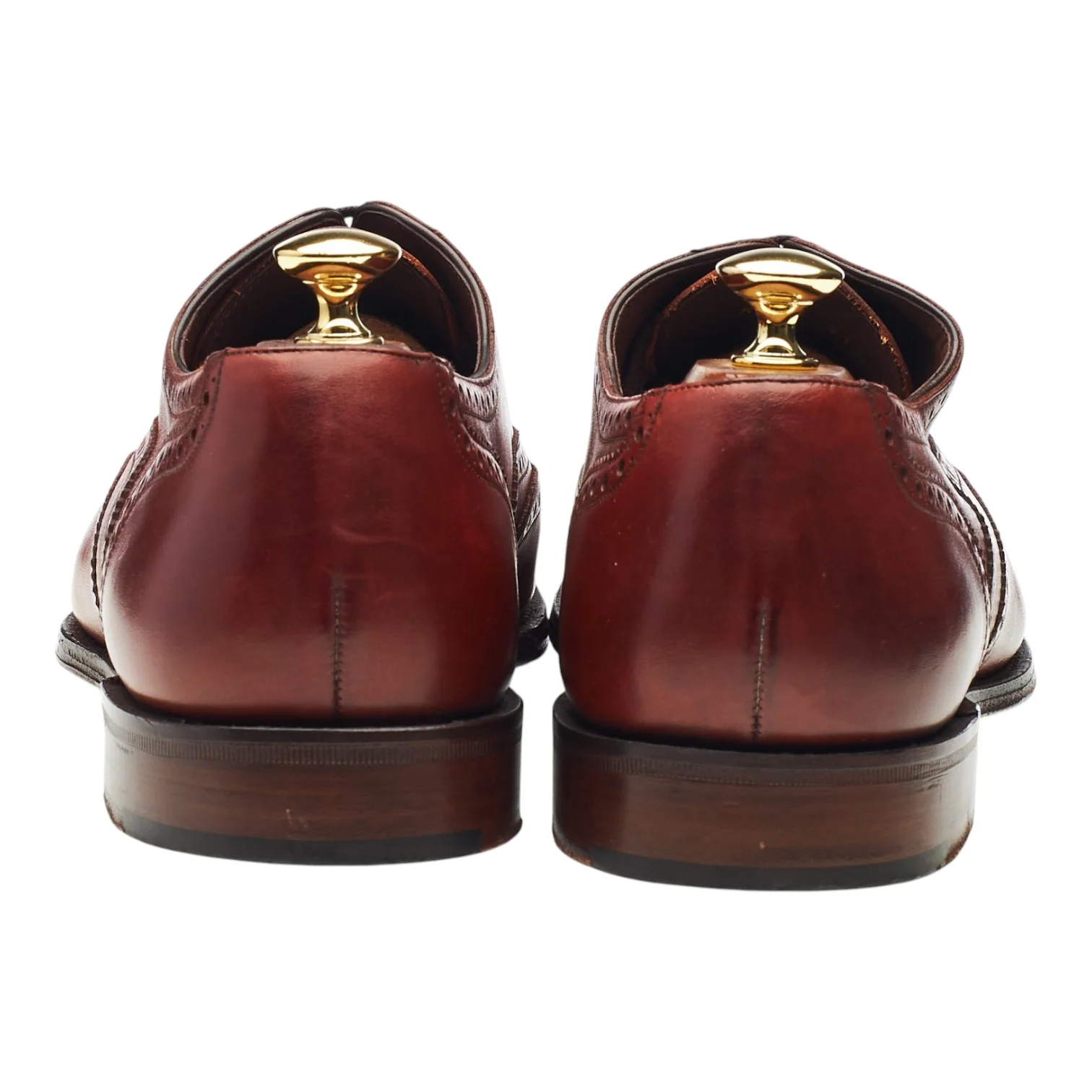 1880 Export Grade 'Torrington' Brown Leather Oxford Brogues UK 8.5 F - Image 4