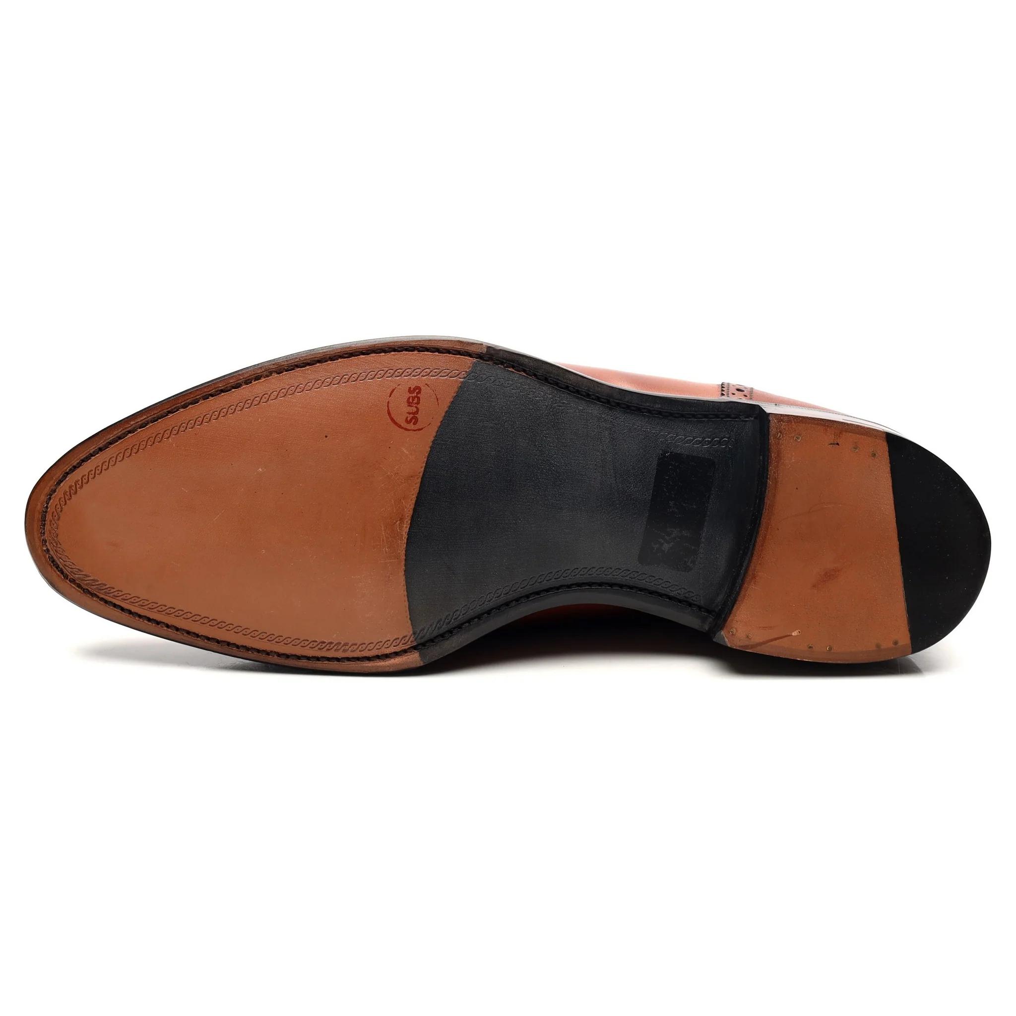 1880 Export Grade 'Trinity' Brown Leather Oxford Brogues UK 10.5 F - Image 10