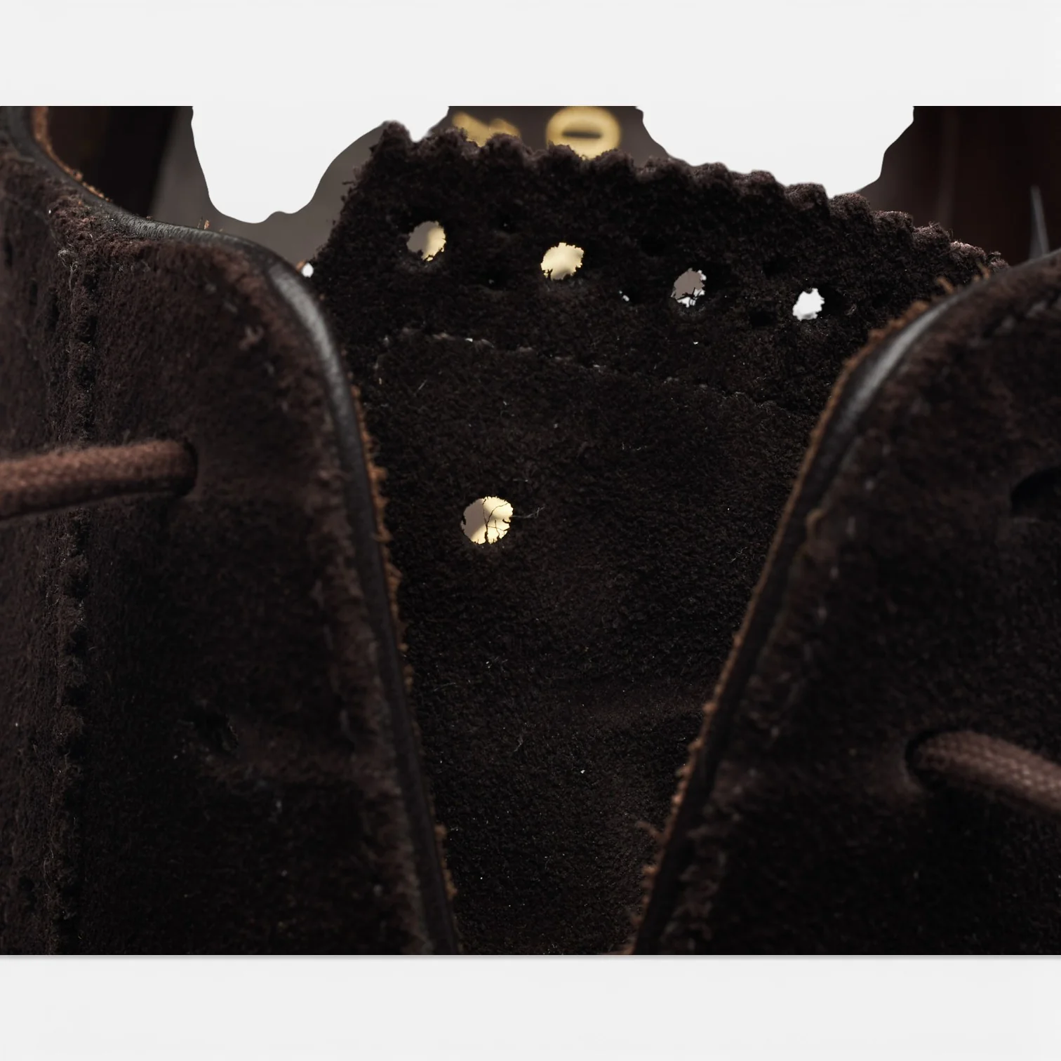 1880 'Fleet' Dark Brown Suede Oxford UK 8 F SUBS - Image 5