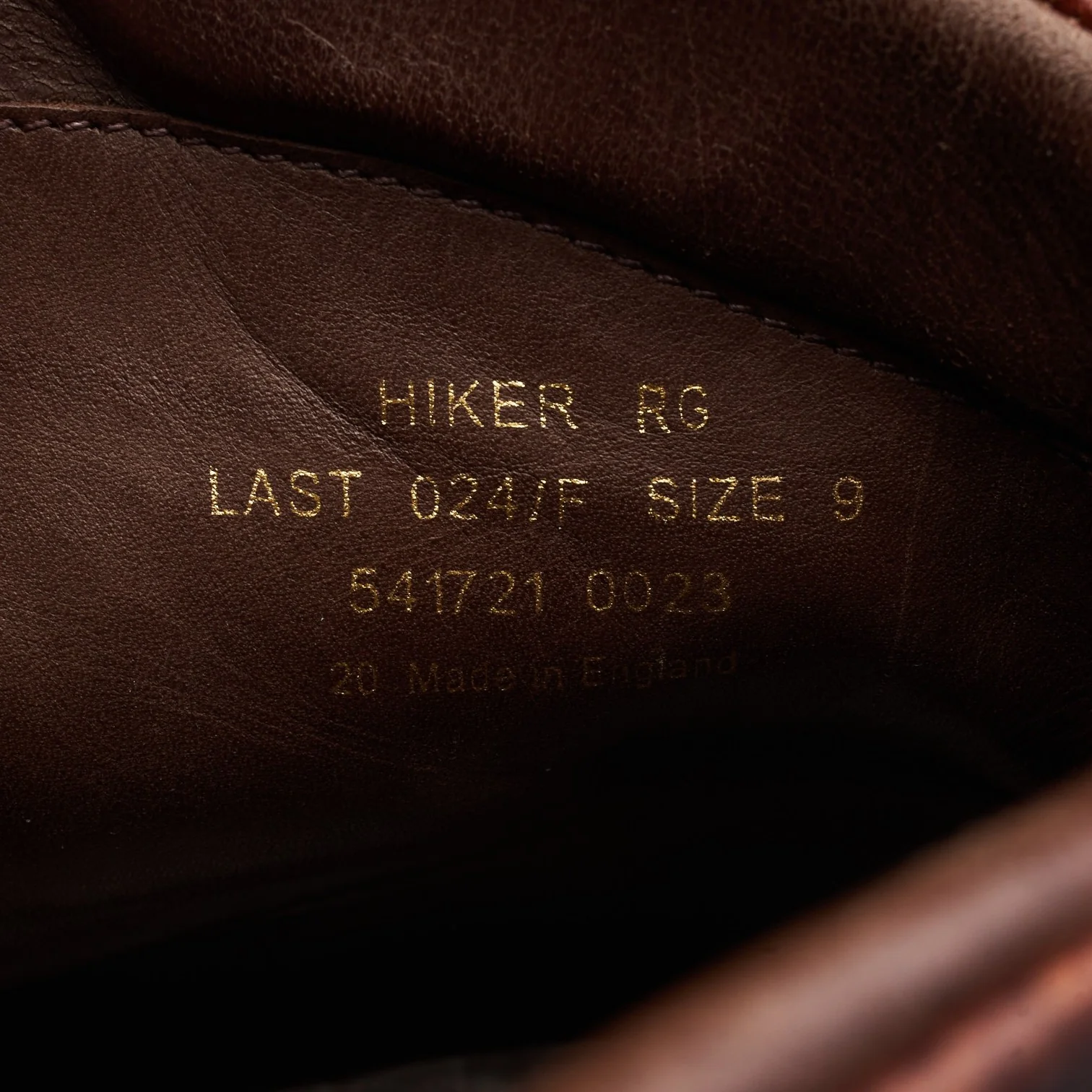 1880 'Hiker' Oxblood Leather Boots UK 9 F - Image 7