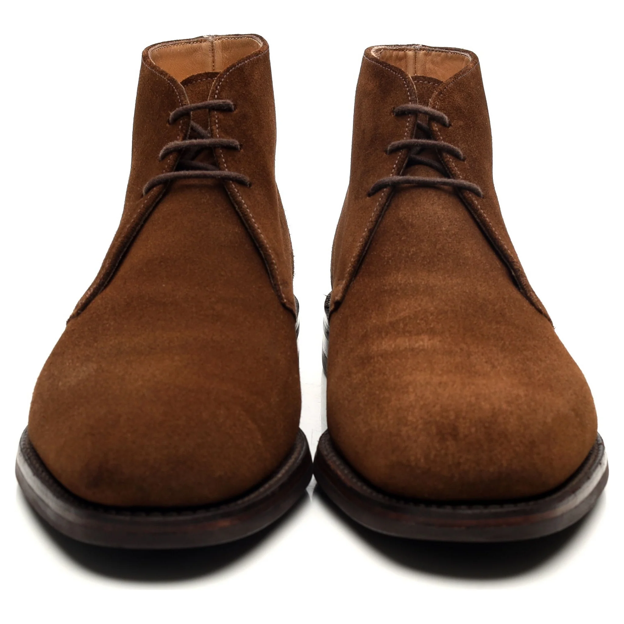 1880 'Kempton' Brown Suede Chukka Boots UK 10.5 F - Image 8