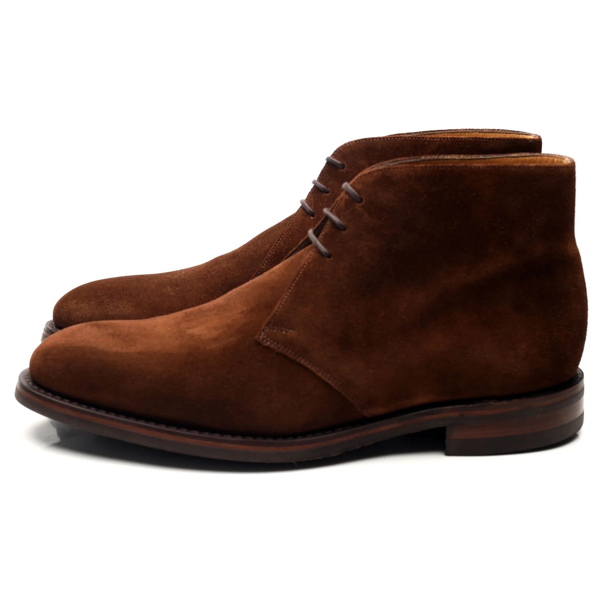 1880 'Kempton' Brown Suede Chukka Boots UK 8.5 F - Image 2