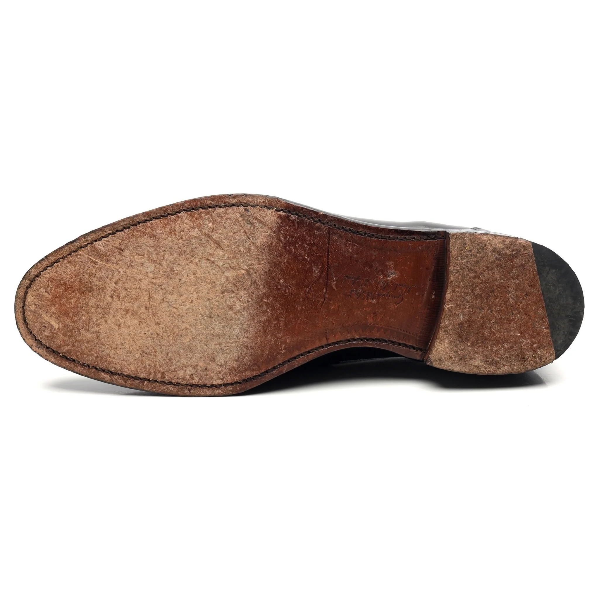 1880 Legacy 'Anson' Black Leather Loafers UK 8.5 F - Image 10
