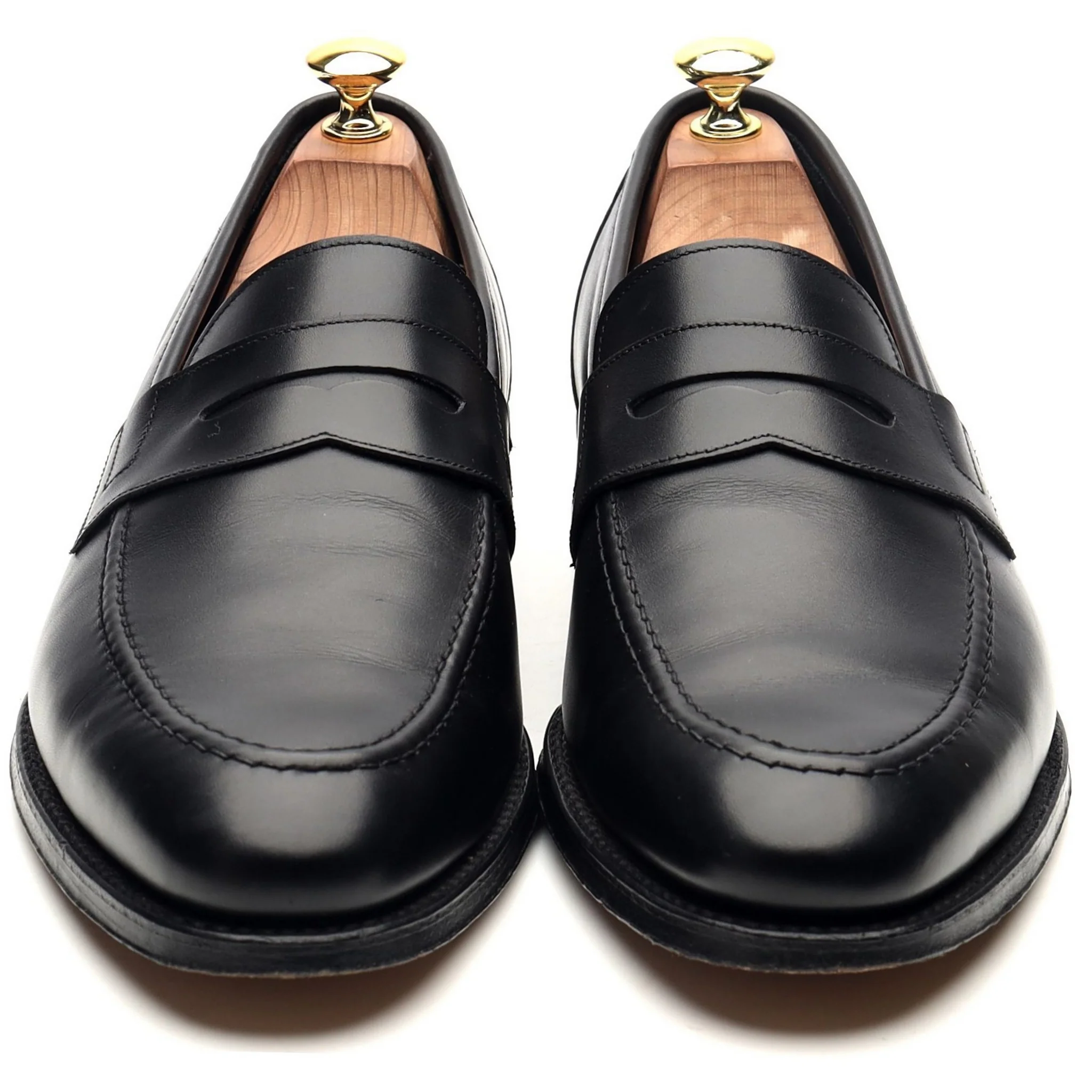 1880 Legacy 'Anson' Black Leather Loafers UK 8.5 F - Image 9