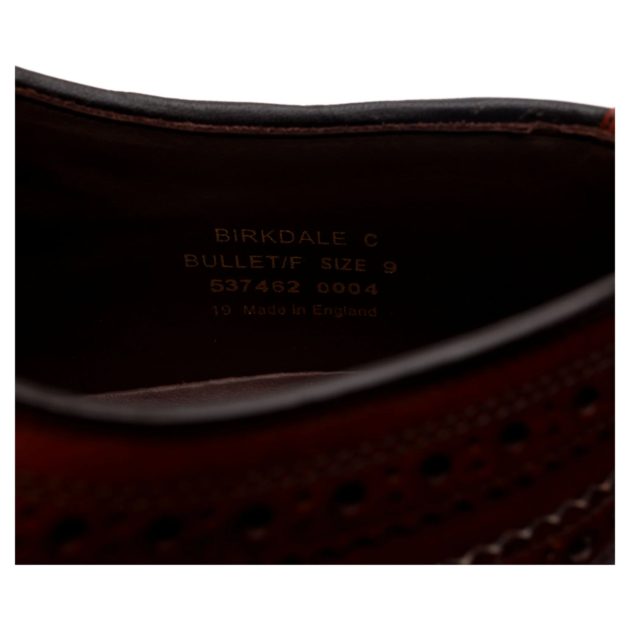 1880 Legacy 'Birkdale' Brown Leather Derby Brogues UK 9 F - Image 13