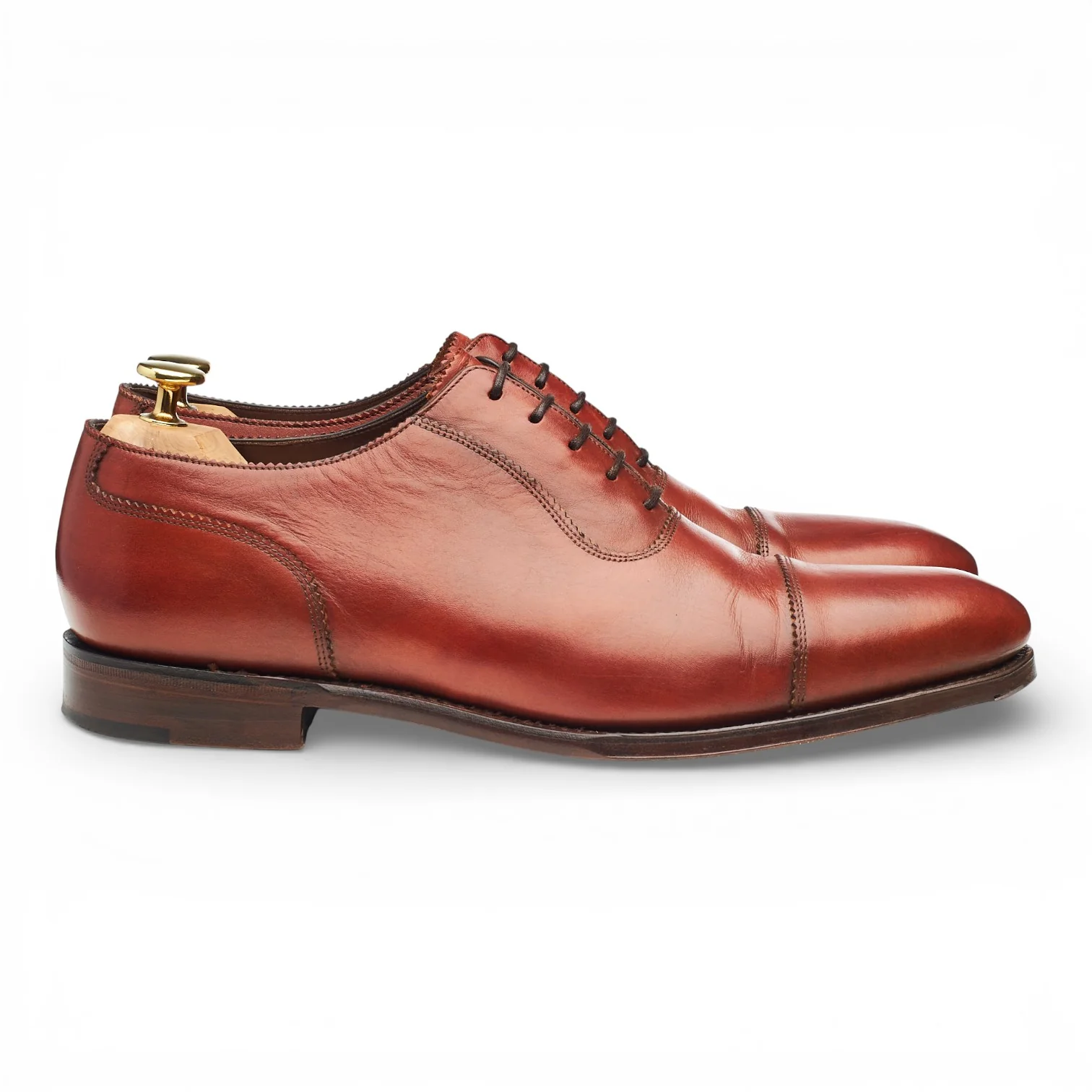1880 Legacy 'Evans' Conker Brown Leather Oxford UK 10 F