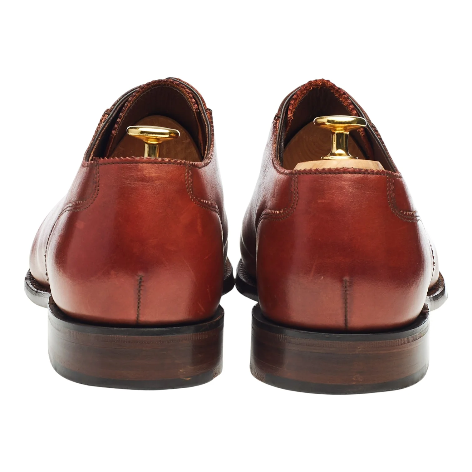 1880 Legacy 'Evans' Conker Brown Leather Oxford UK 10 F - Image 4