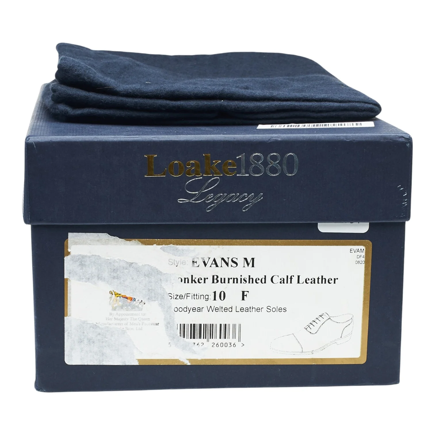 1880 Legacy 'Evans' Conker Brown Leather Oxford UK 10 F - Image 9