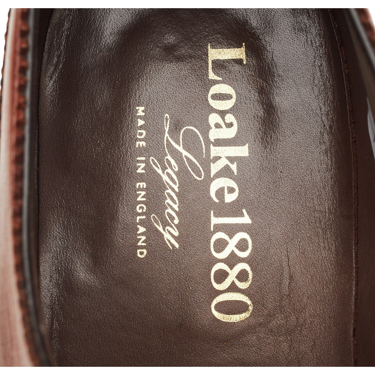 1880 Legacy 'Evans' Conker Brown Leather Oxford UK 8.5 F - Image 6