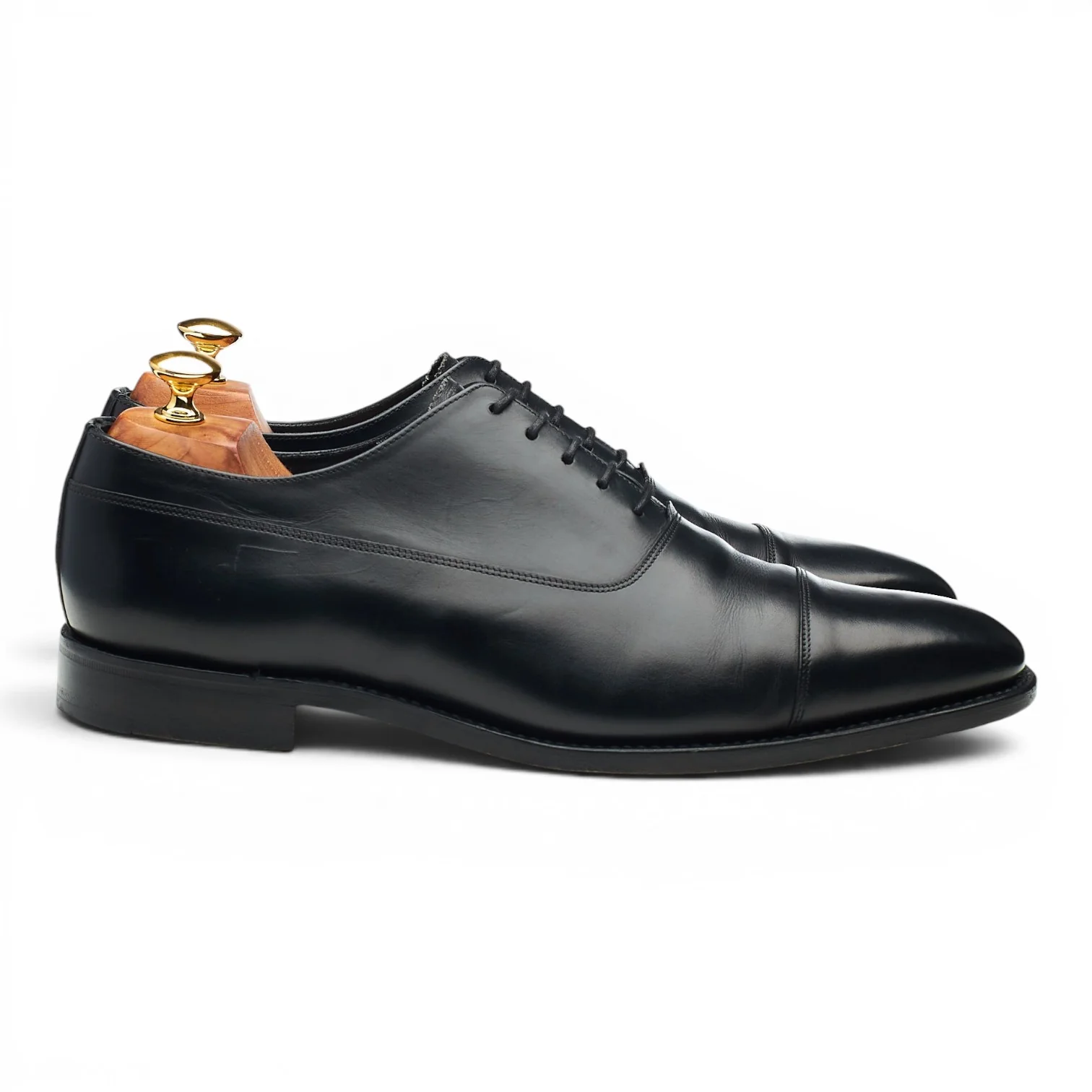 1880 Legacy 'Laxford' Black Leather Oxford UK 9 F