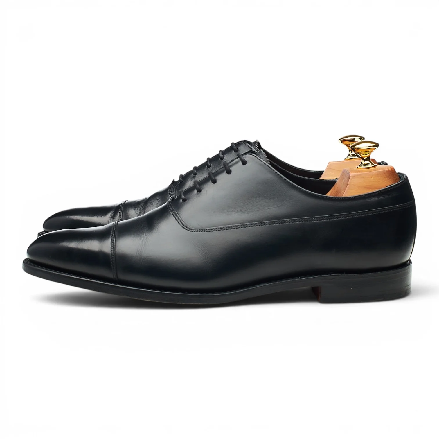 1880 Legacy 'Laxford' Black Leather Oxford UK 9 F - Image 3
