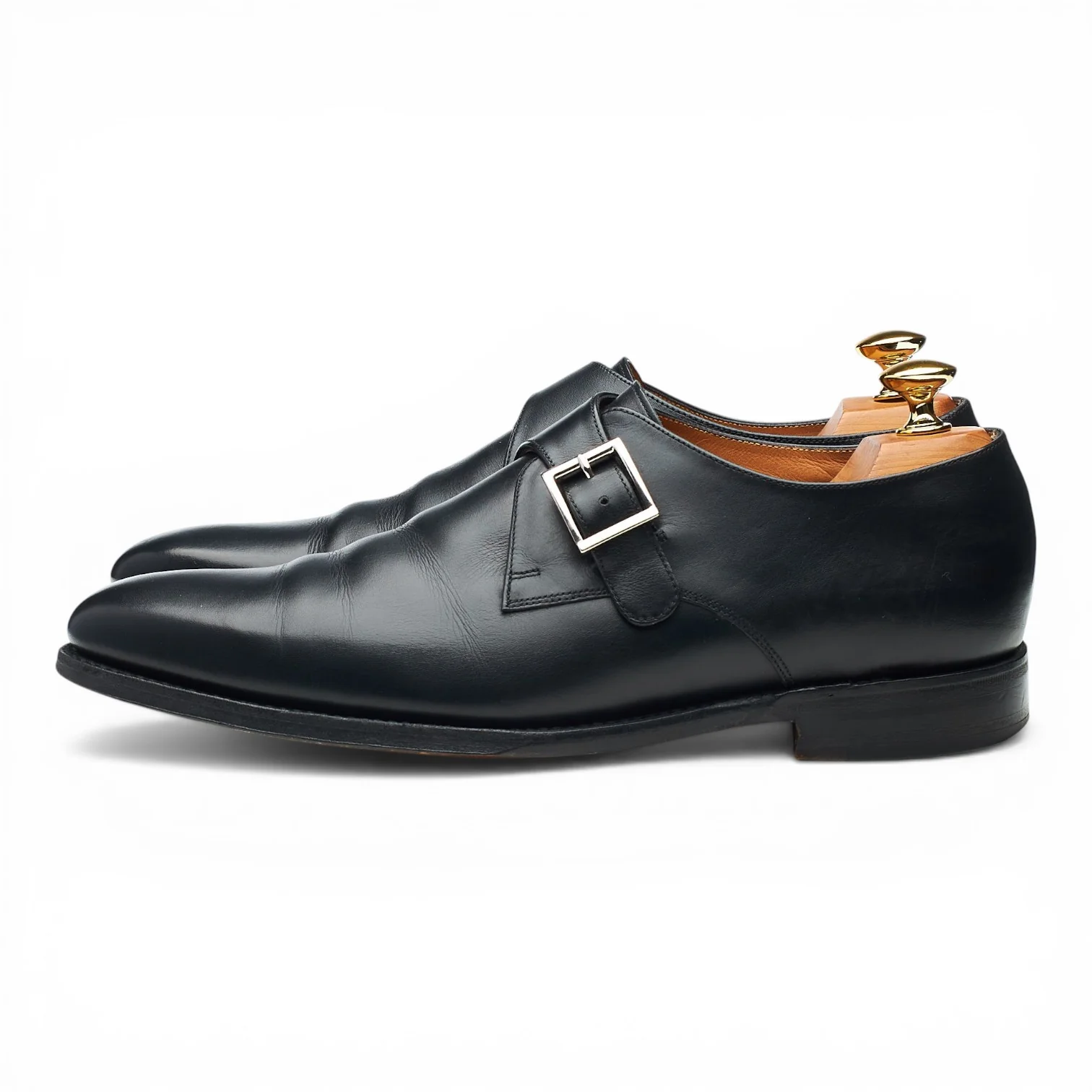 1880 'Medway' Black Leather Monk Strap UK 6.5 F - Image 3