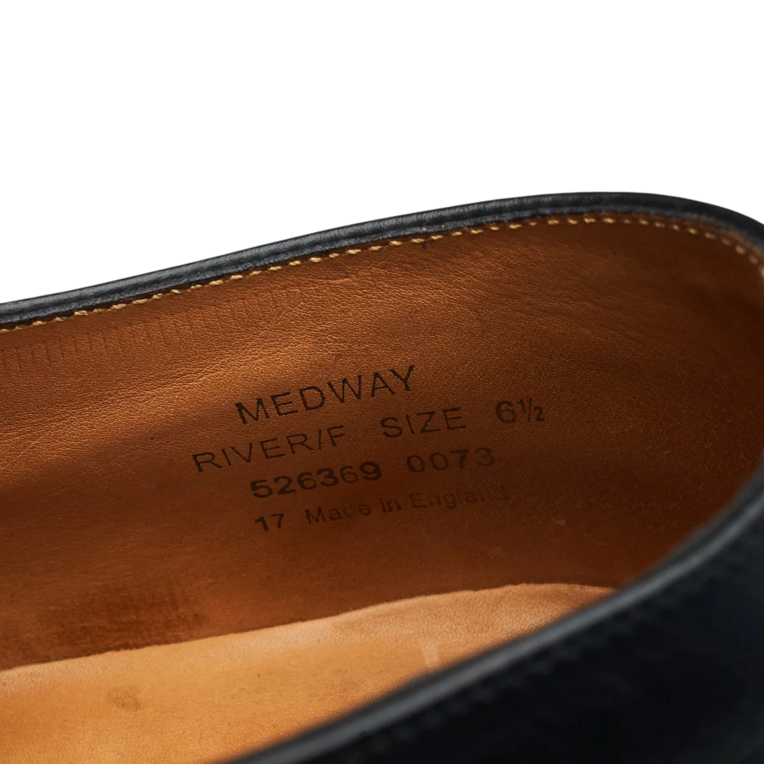 1880 'Medway' Black Leather Monk Strap UK 6.5 F - Image 7