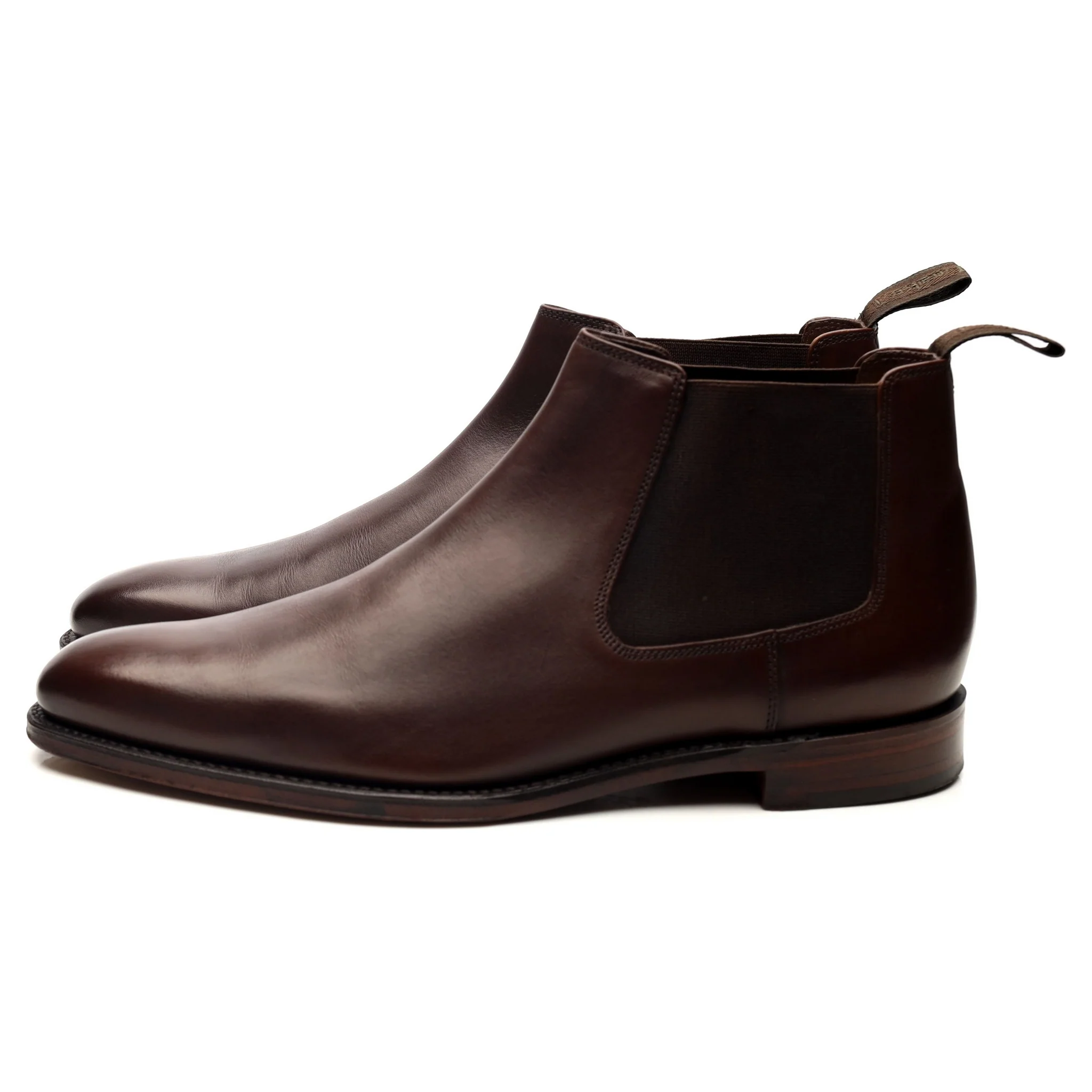 1880 'Nene' Dark Brown Leather Chelsea Boots UK 9 F - Image 2