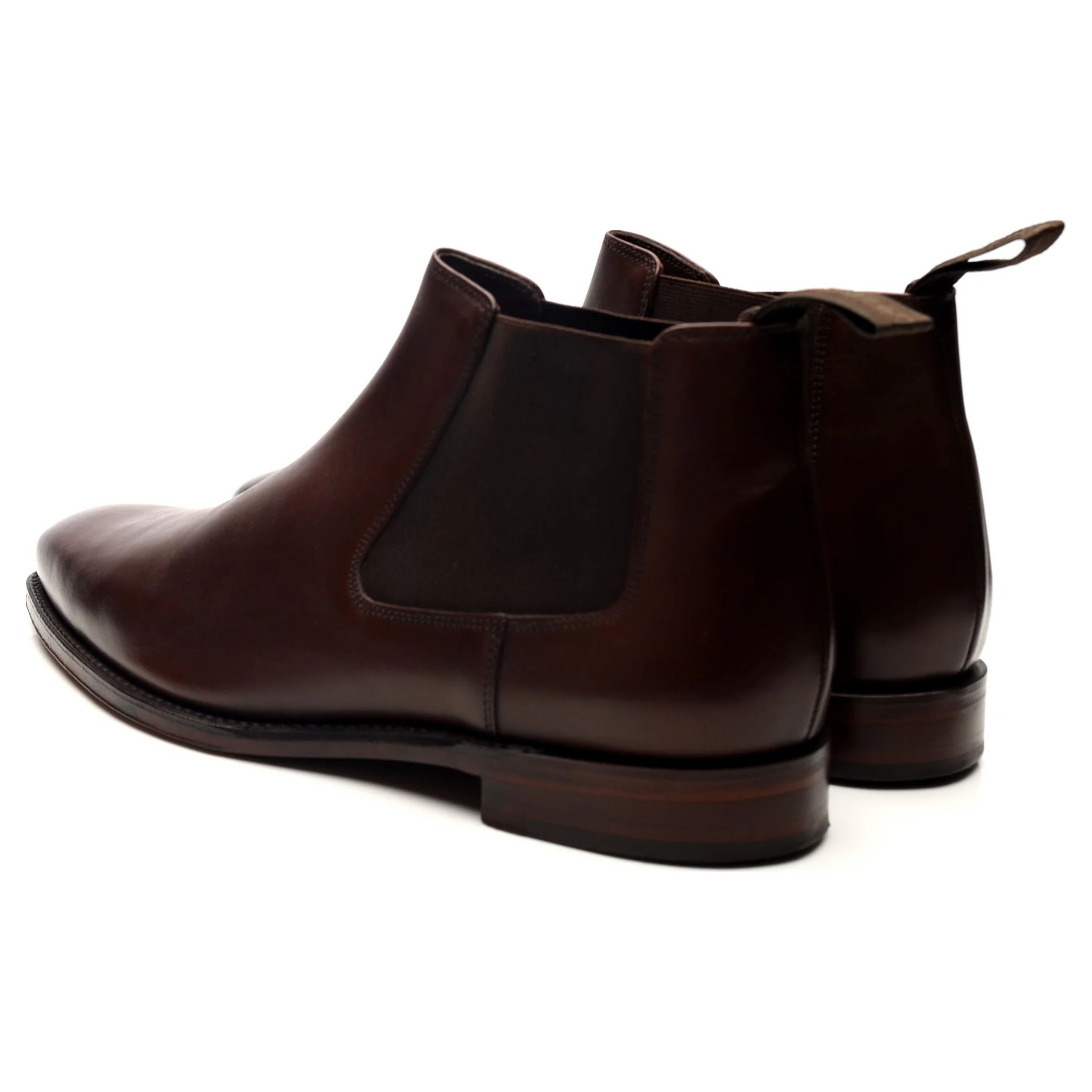 1880 'Nene' Dark Brown Leather Chelsea Boots UK 9 F - Image 3