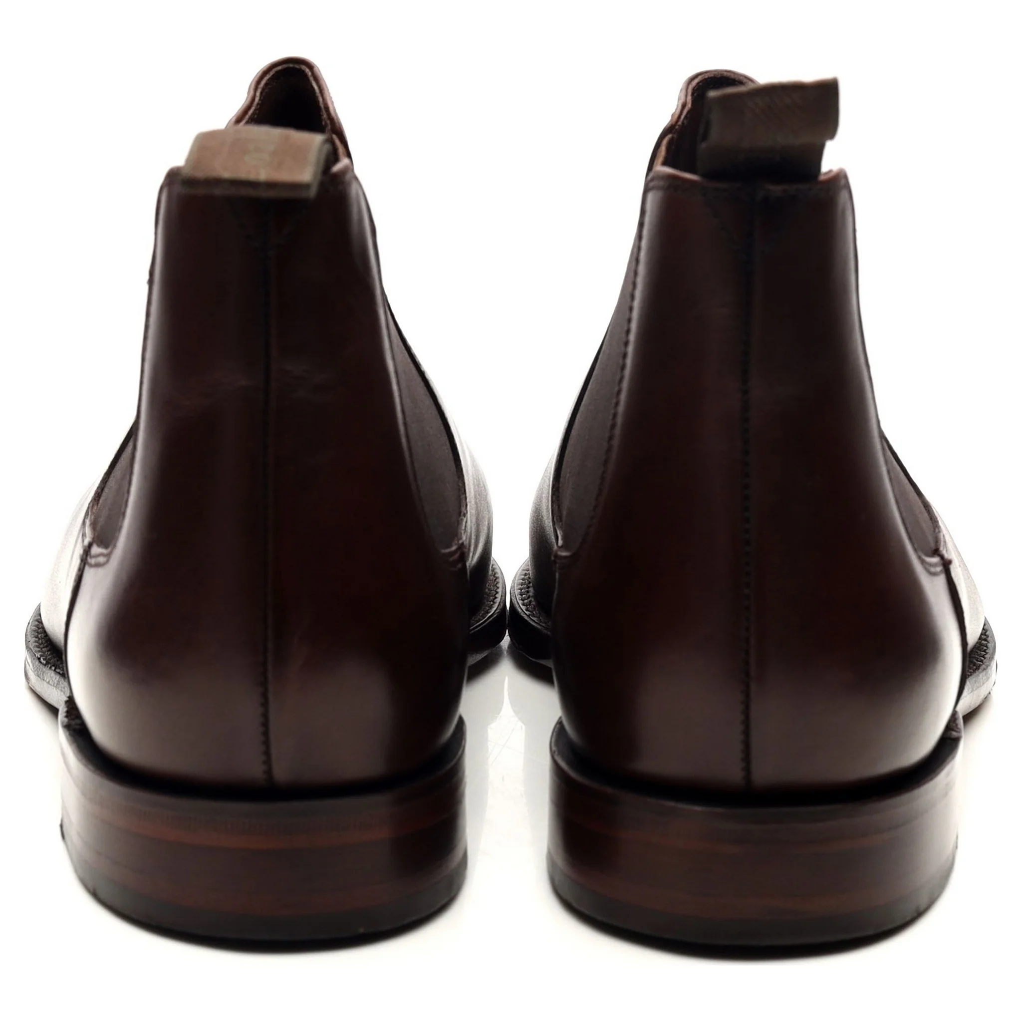1880 'Nene' Dark Brown Leather Chelsea Boots UK 9 F - Image 4