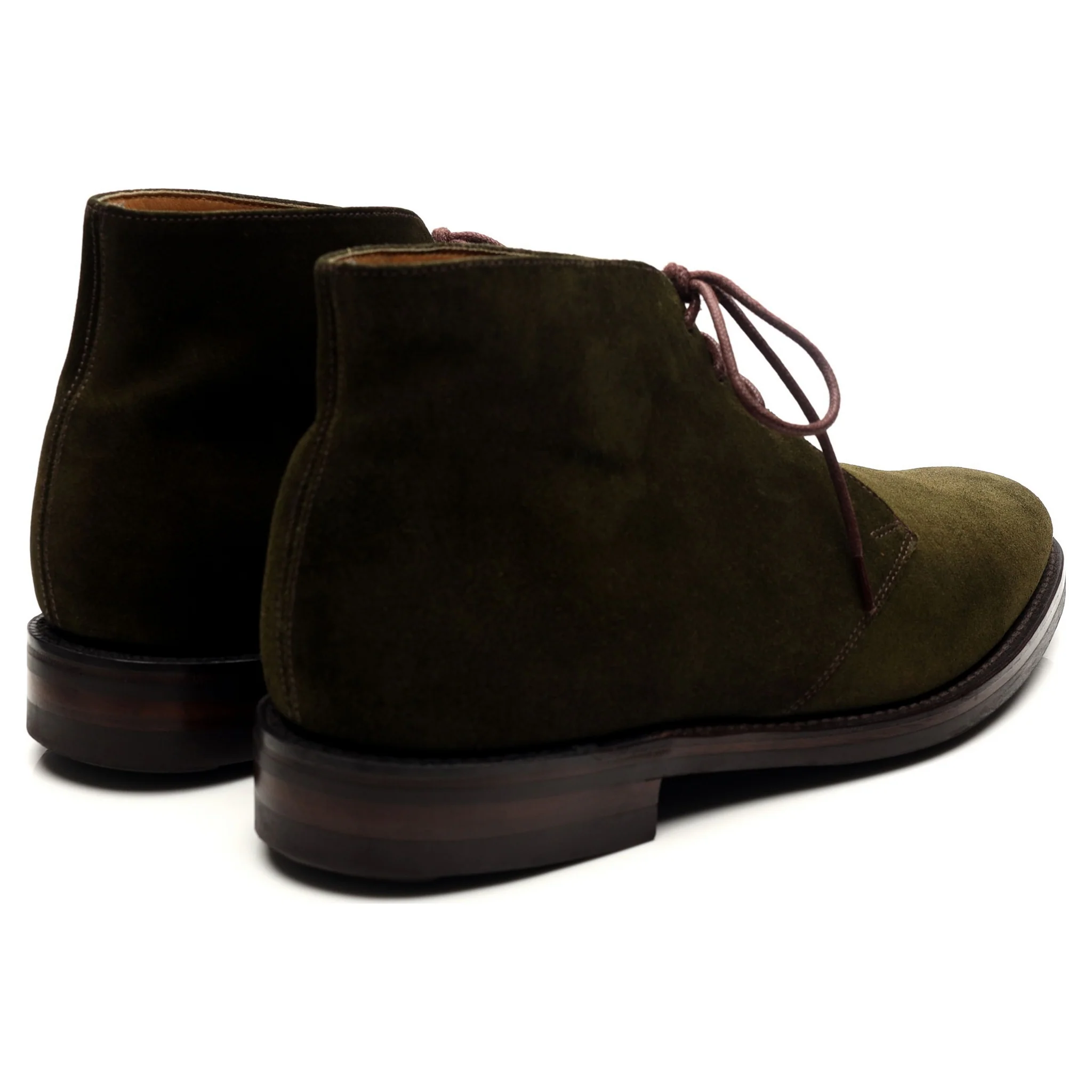 1880 'Pimlico' Dark Green Suede Chukka Boots UK 7.5 F - Image 5