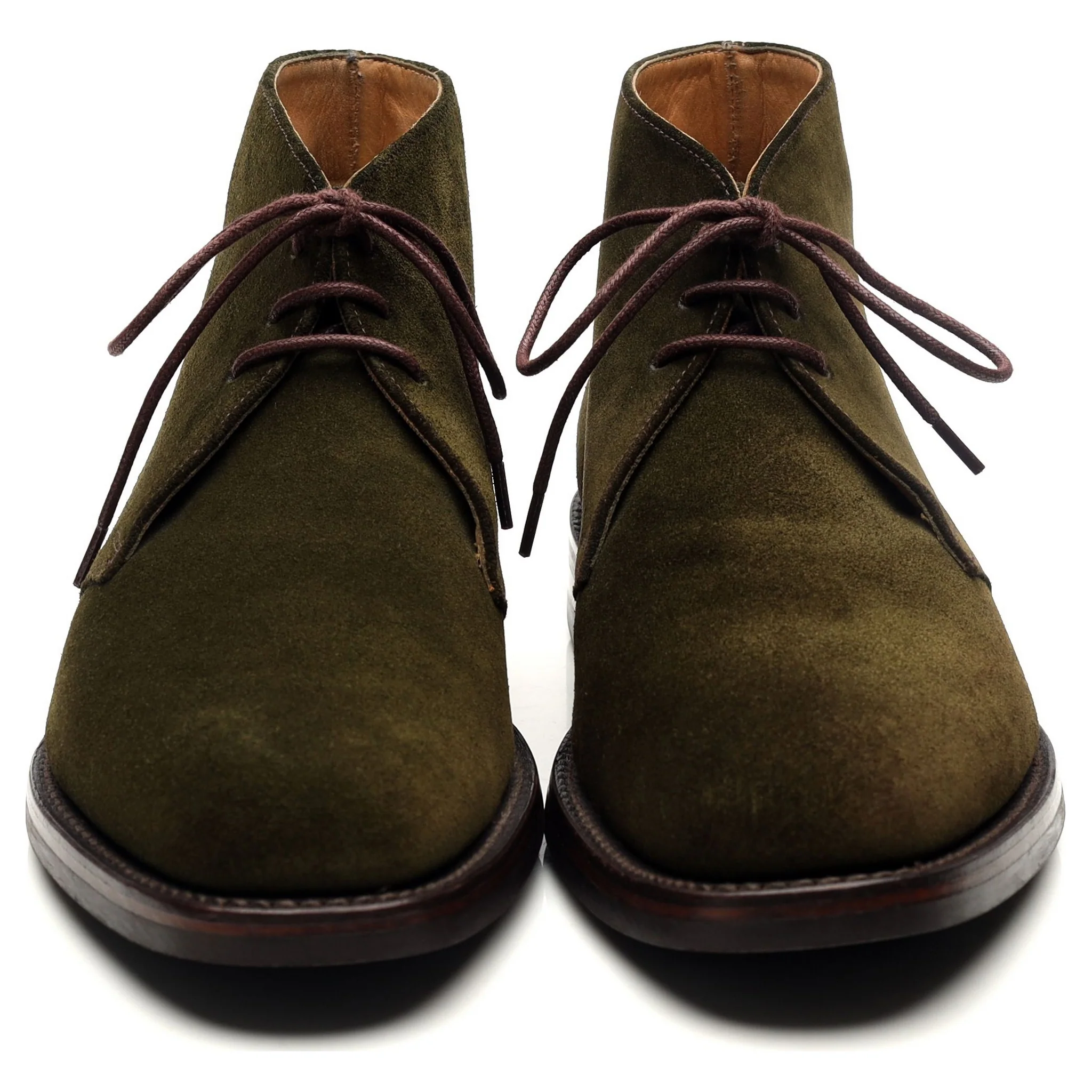 1880 'Pimlico' Dark Green Suede Chukka Boots UK 7.5 F - Image 8