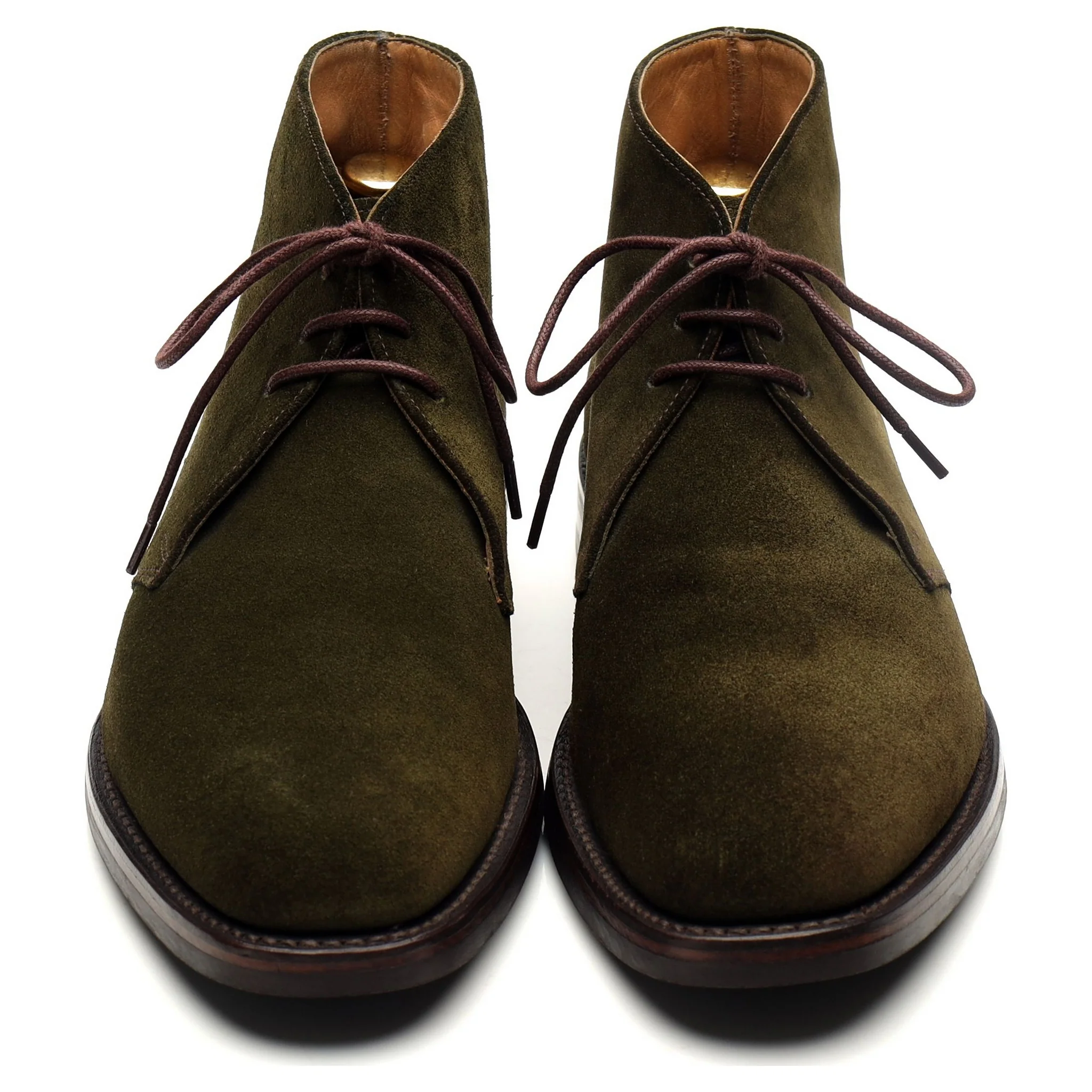 1880 'Pimlico' Dark Green Suede Chukka Boots UK 7.5 F - Image 9