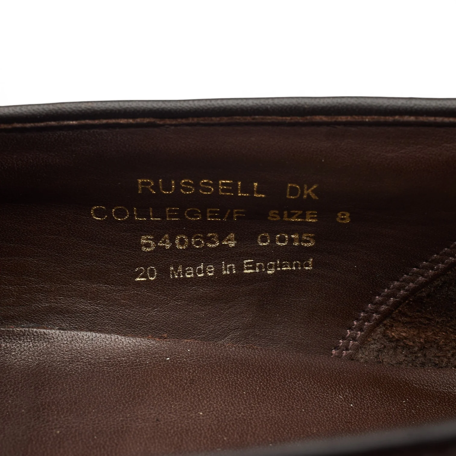 1880 'Russell' Dark Brown Leather Tassel Loafers UK 8 F - Image 7