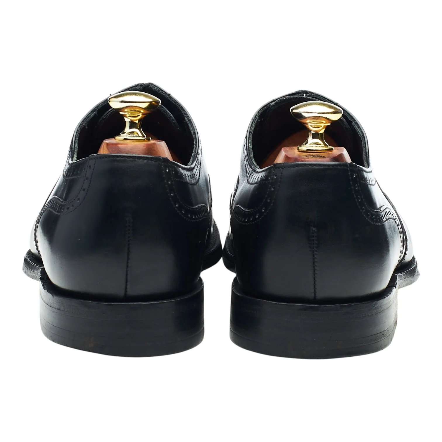 1880 'Savoy' Black Leather Oxford Brogues UK 7 F - Image 4